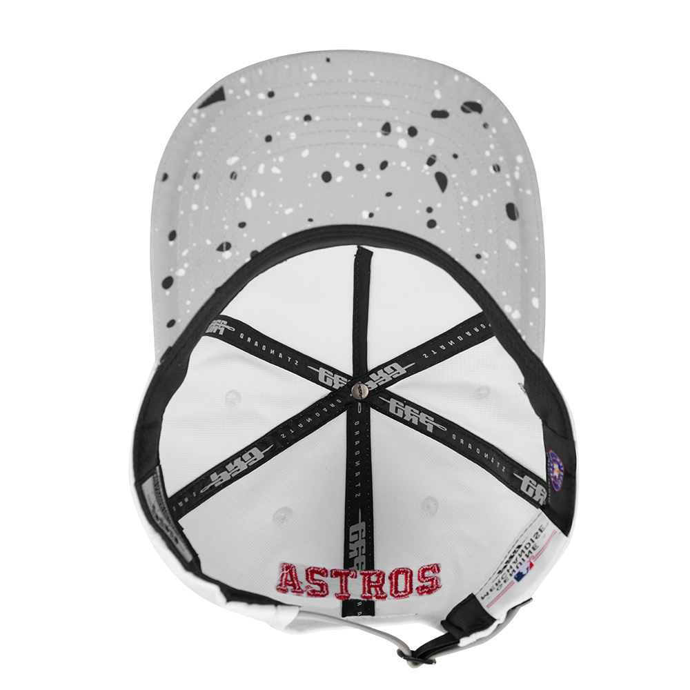 Pro Standard Houston Astros White Cement Adjustable Hat-White/Grey