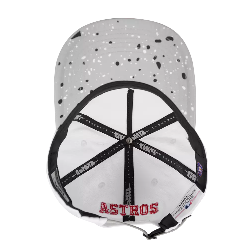 Pro Standard Houston Astros White Cement Adjustable Hat-White/Grey - WHITE/GREY
