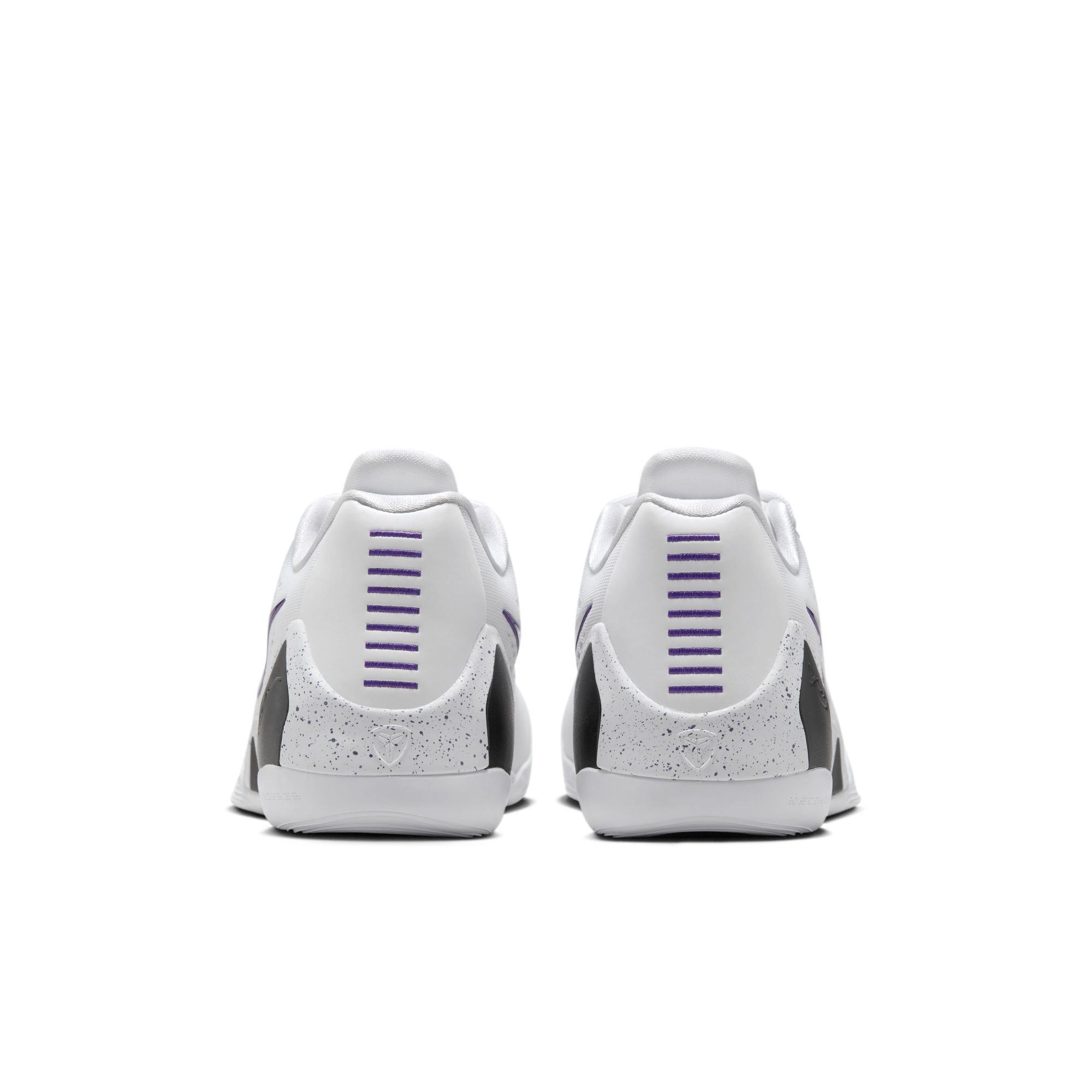 Nike Kobe IX "Court Purple" Men's Basketball Shoe - WHITE/COURT PURPLE Thumbnail View 10