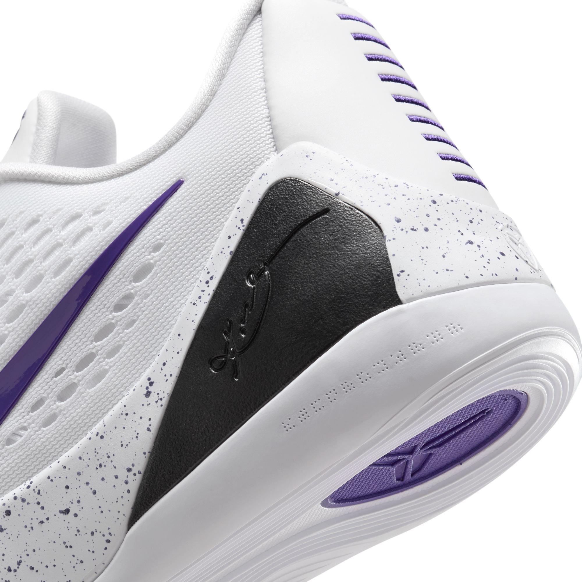 Nike Kobe IX "Court Purple" Men's Basketball Shoe - WHITE/COURT PURPLE Thumbnail View 5