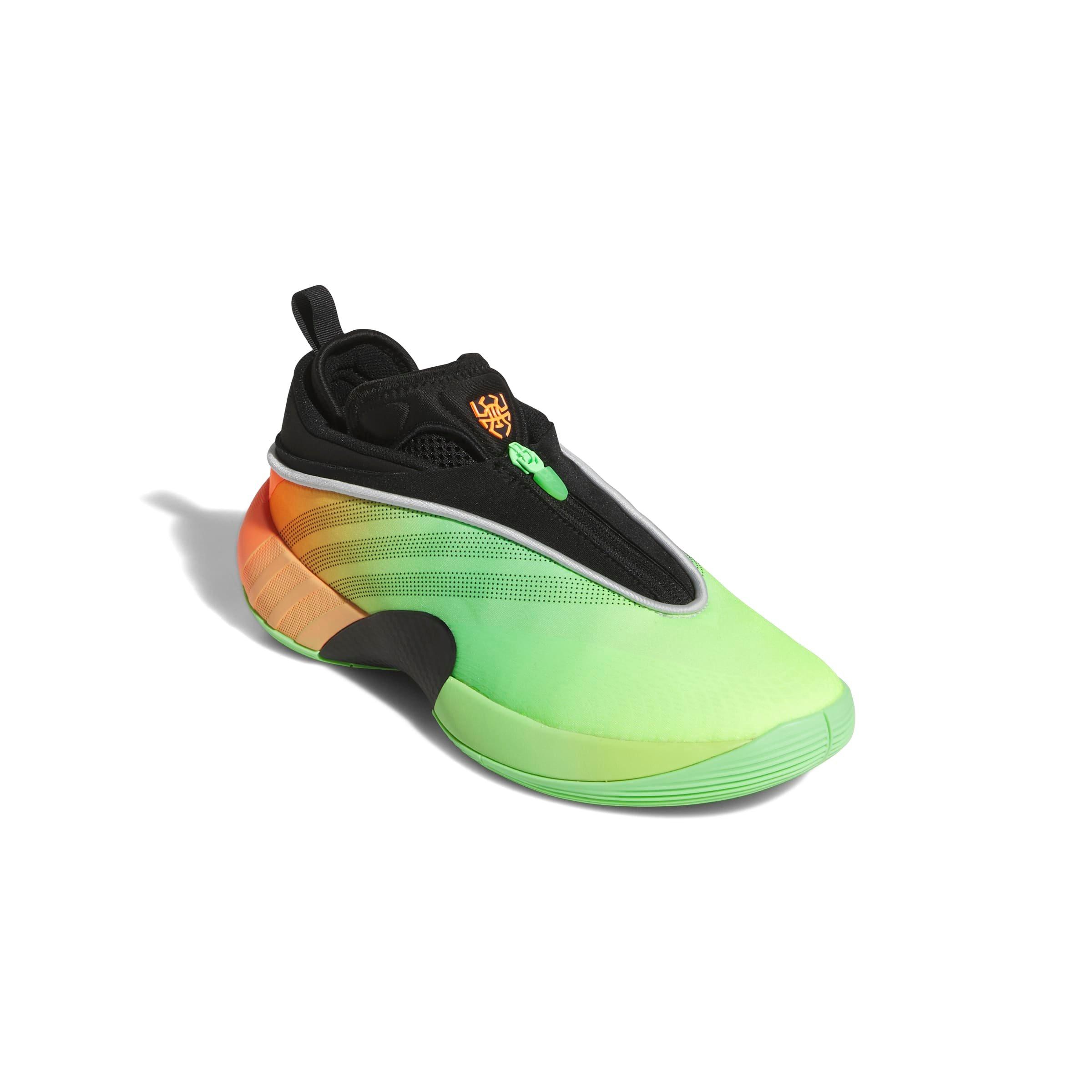 adidas D.O.N. Issue 7 "Lime Burst" Men's Basketball Shoe - GREEN/GREY Thumbnail View 2