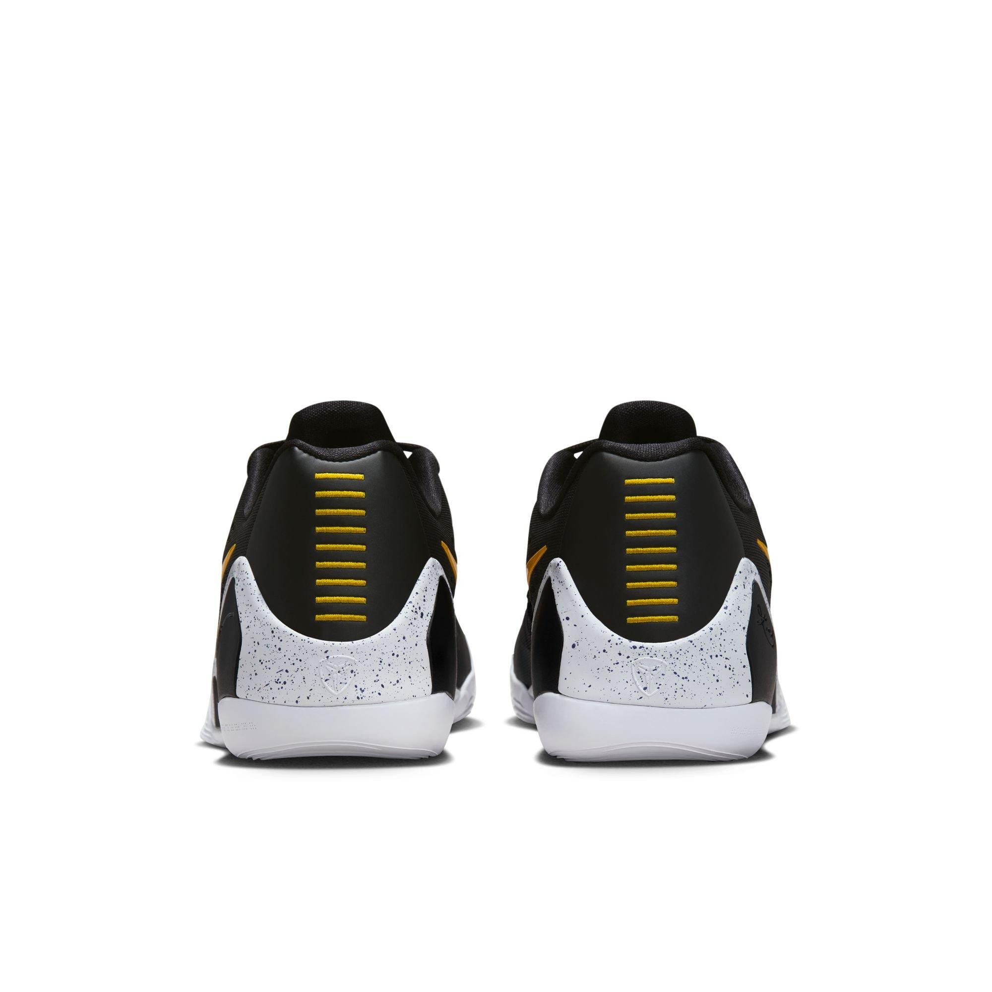 Kobe IX Elite Low EM Protro "Black/Gold" Men's Basketball Shoe - BLACK/UNIVERSITY GOLD/WHITE Thumbnail View 11