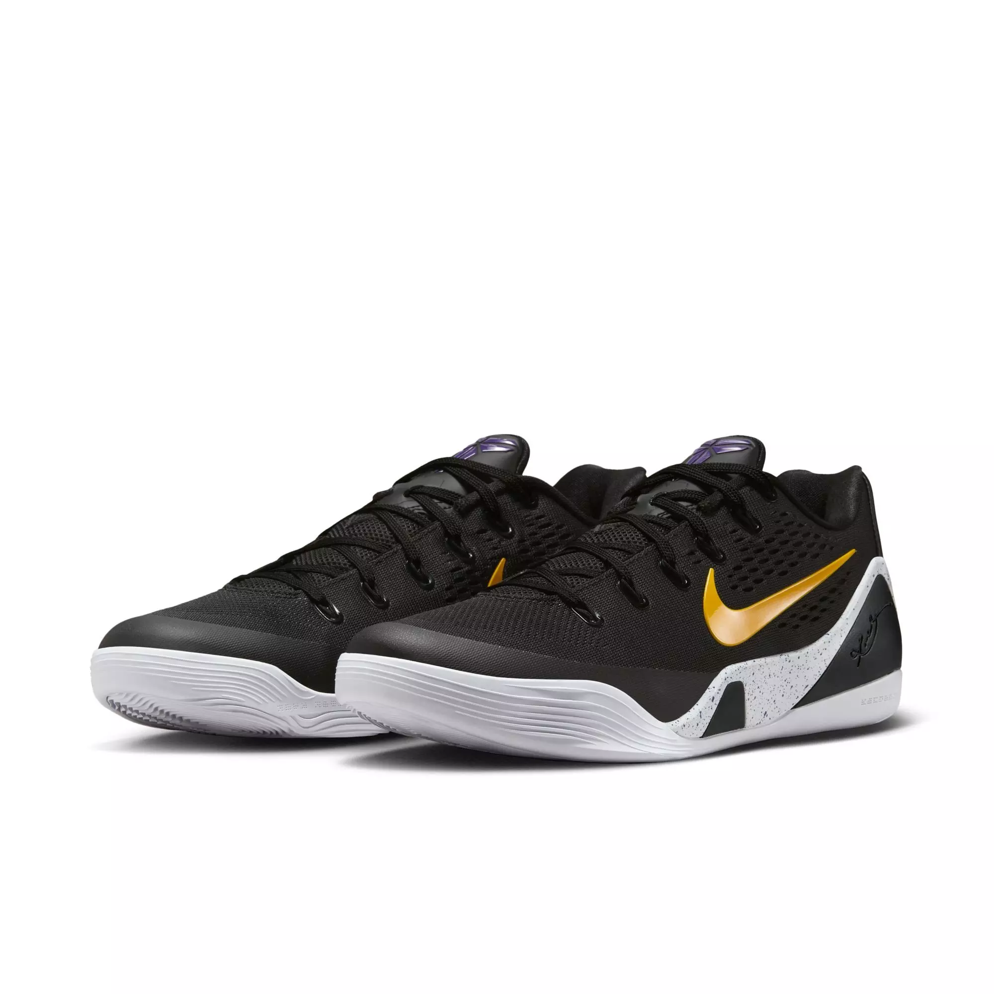 Kobe IX Elite Low EM Protro "Black/Gold" Men's Basketball Shoe - BLACK/UNIVERSITY GOLD/WHITE