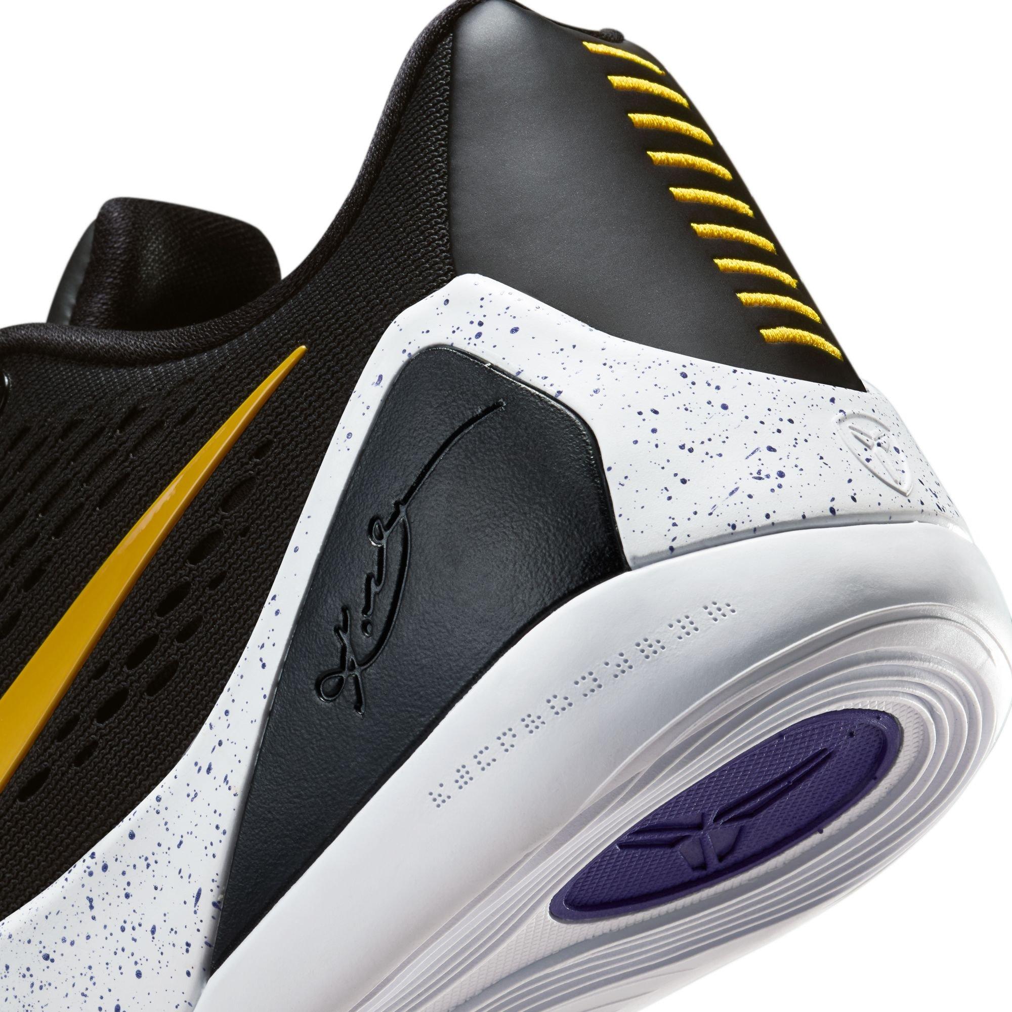Kobe IX Elite Low EM Protro "Black/Gold" Men's Basketball Shoe - BLACK/UNIVERSITY GOLD/WHITE Thumbnail View 5