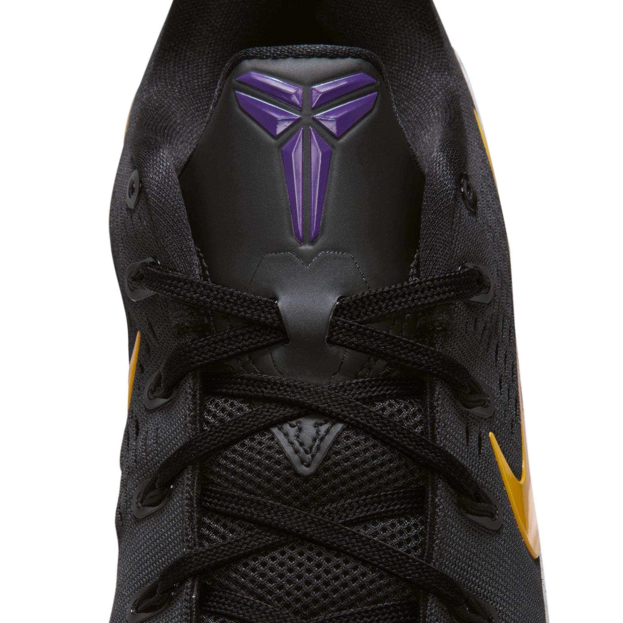 Kobe IX Elite Low EM Protro "Black/Gold" Men's Basketball Shoe - BLACK/UNIVERSITY GOLD/WHITE Thumbnail View 6