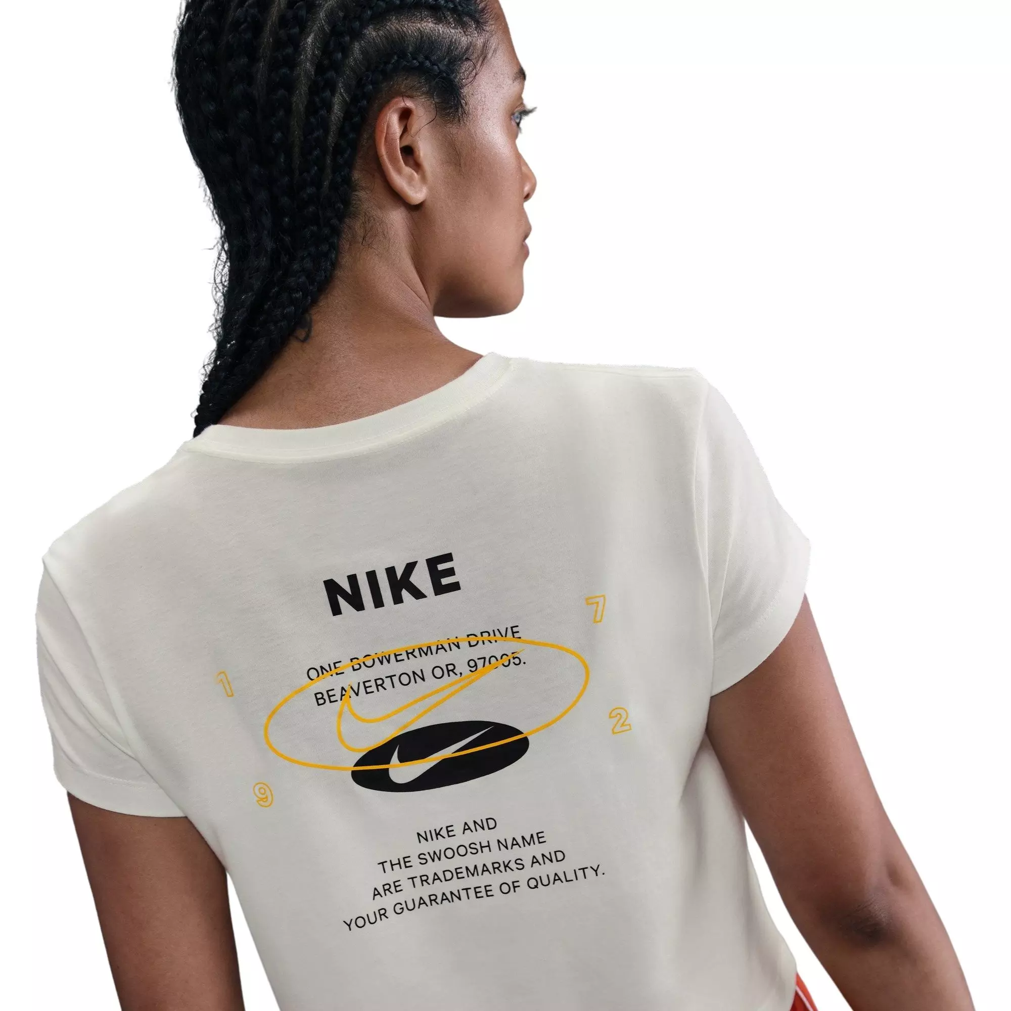 Nike Women's Sportswear Graphic Tee - SAIL
