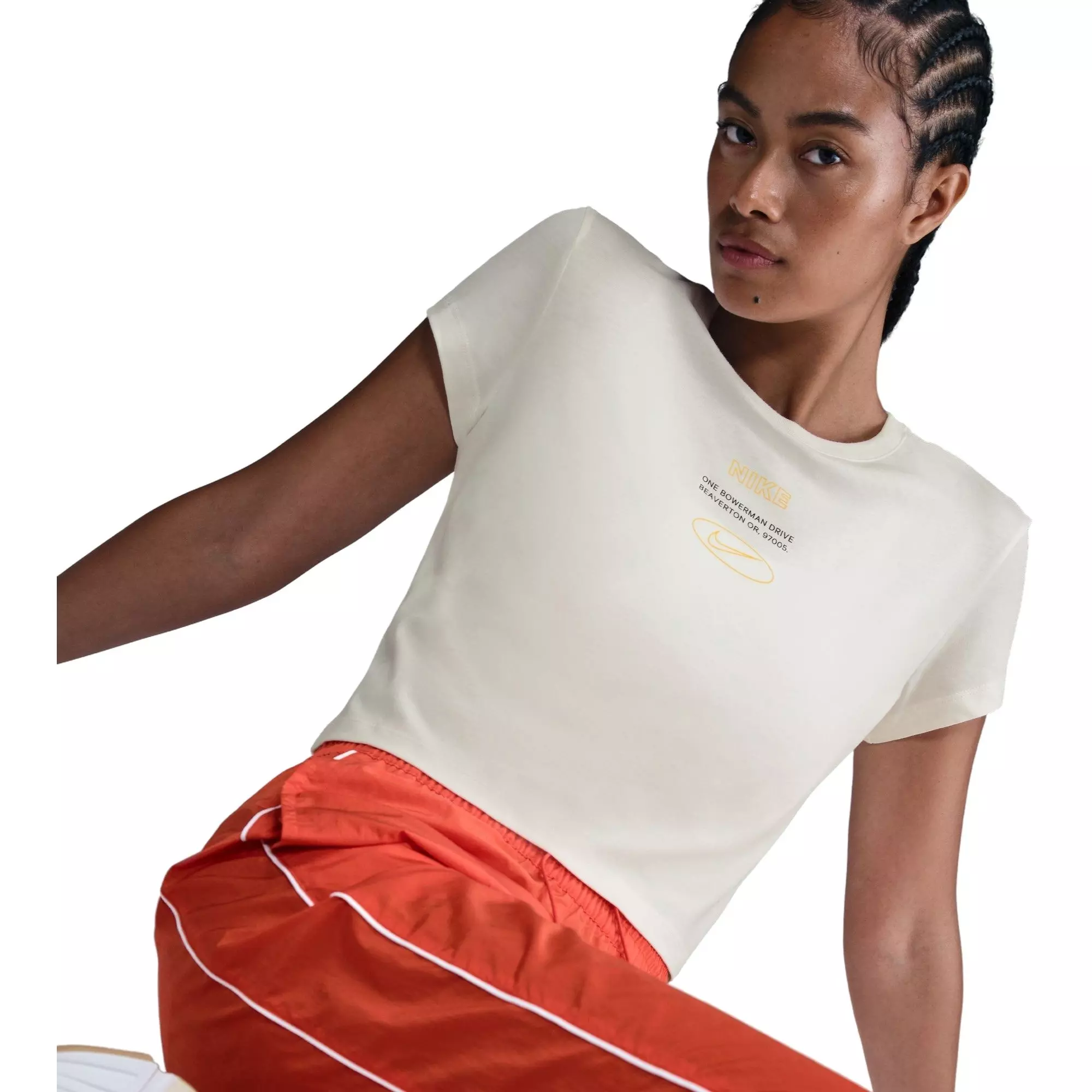 Nike Women's Sportswear Graphic Tee - SAIL