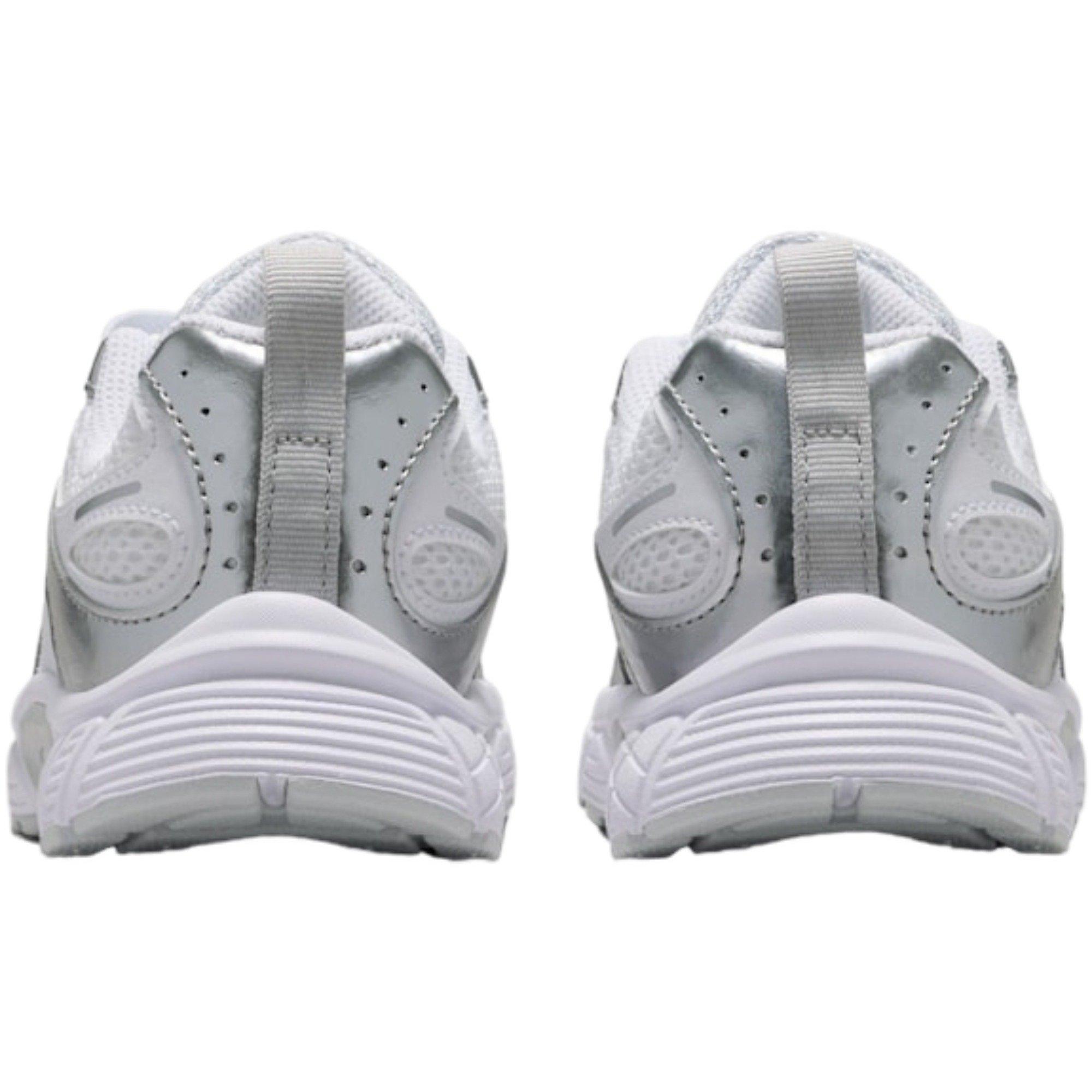 Nike V5 RNR "White/Pure Platinum/Metallic Silver" Preschool Girls' Shoe - WHITE Thumbnail View 5