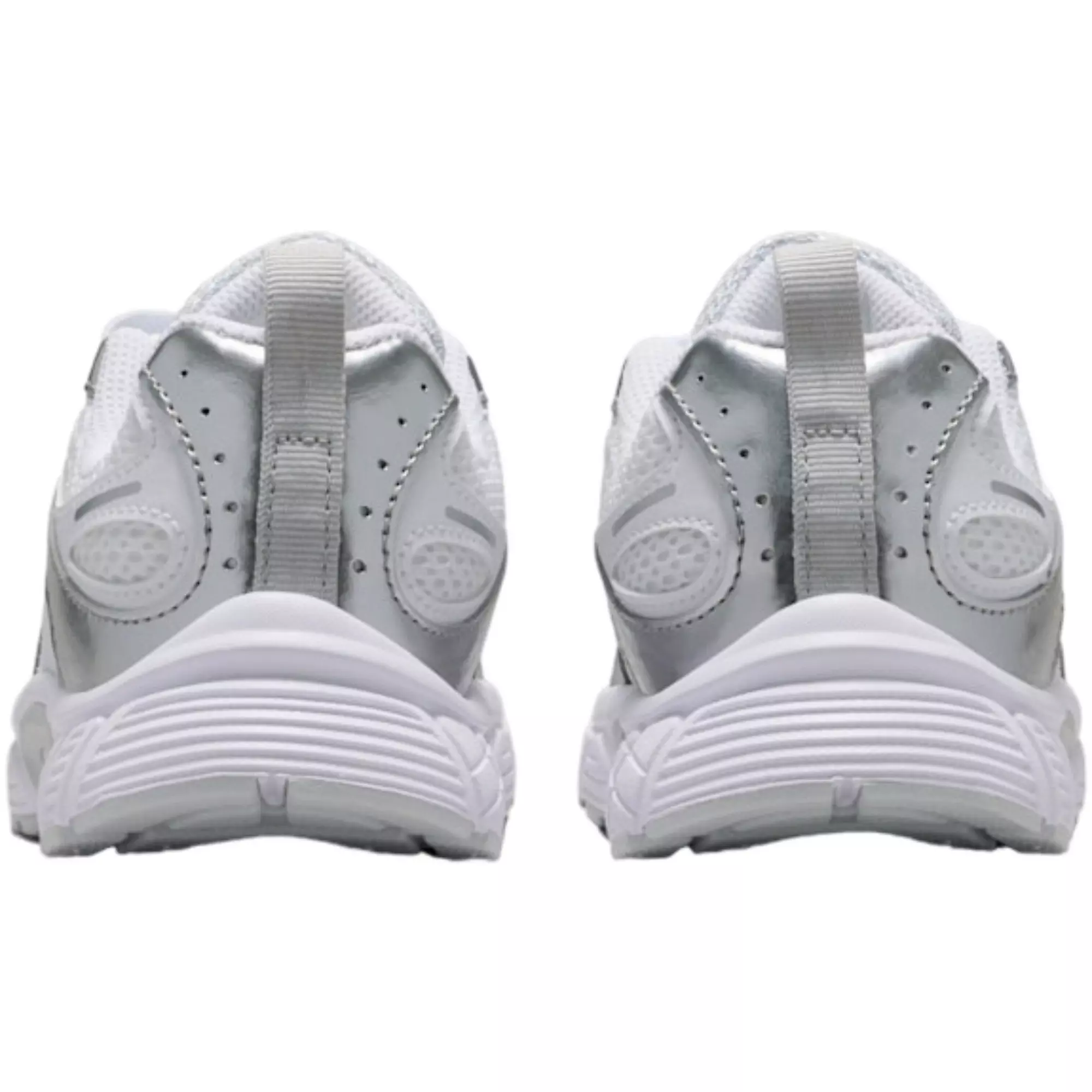 Nike V5 RNR "White/Pure Platinum/Metallic Silver" Preschool Girls' Shoe - WHITE