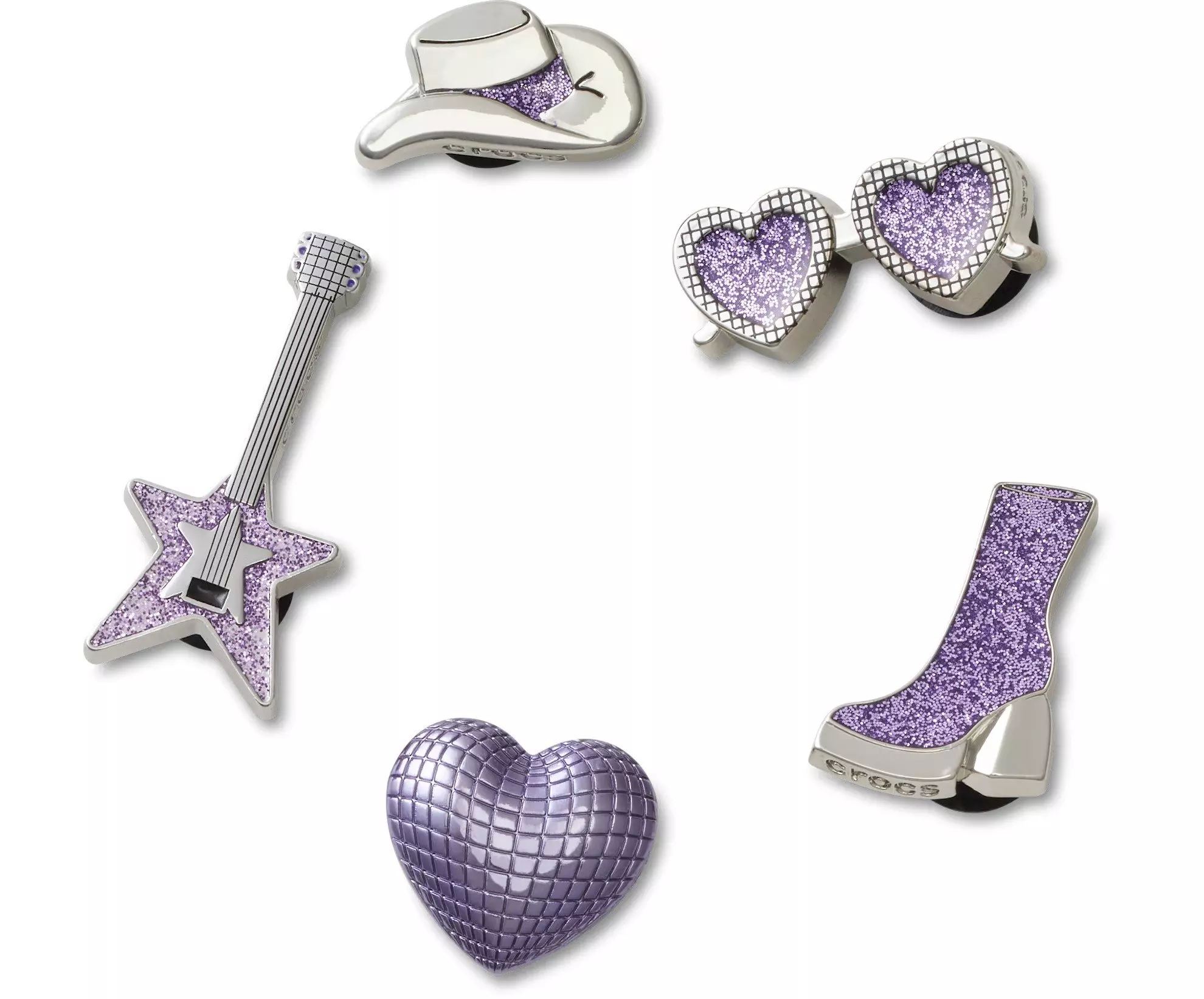 Crocs Disco Concert Jibbitz Charms-5PK - MULTI-COLOR