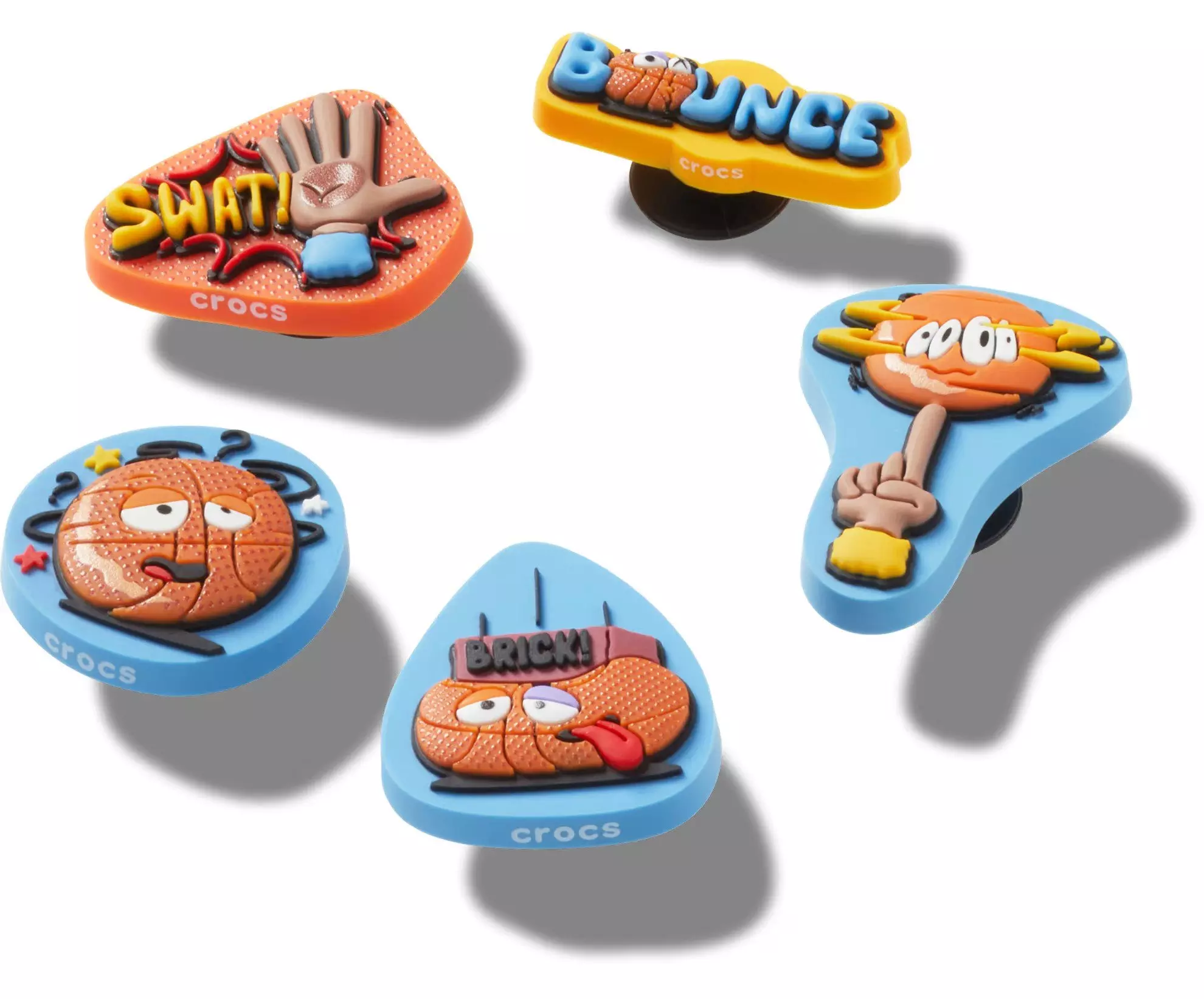 Crocs Basketball Brick Squad Jibbitz Charms-5PK - MULTI-COLOR