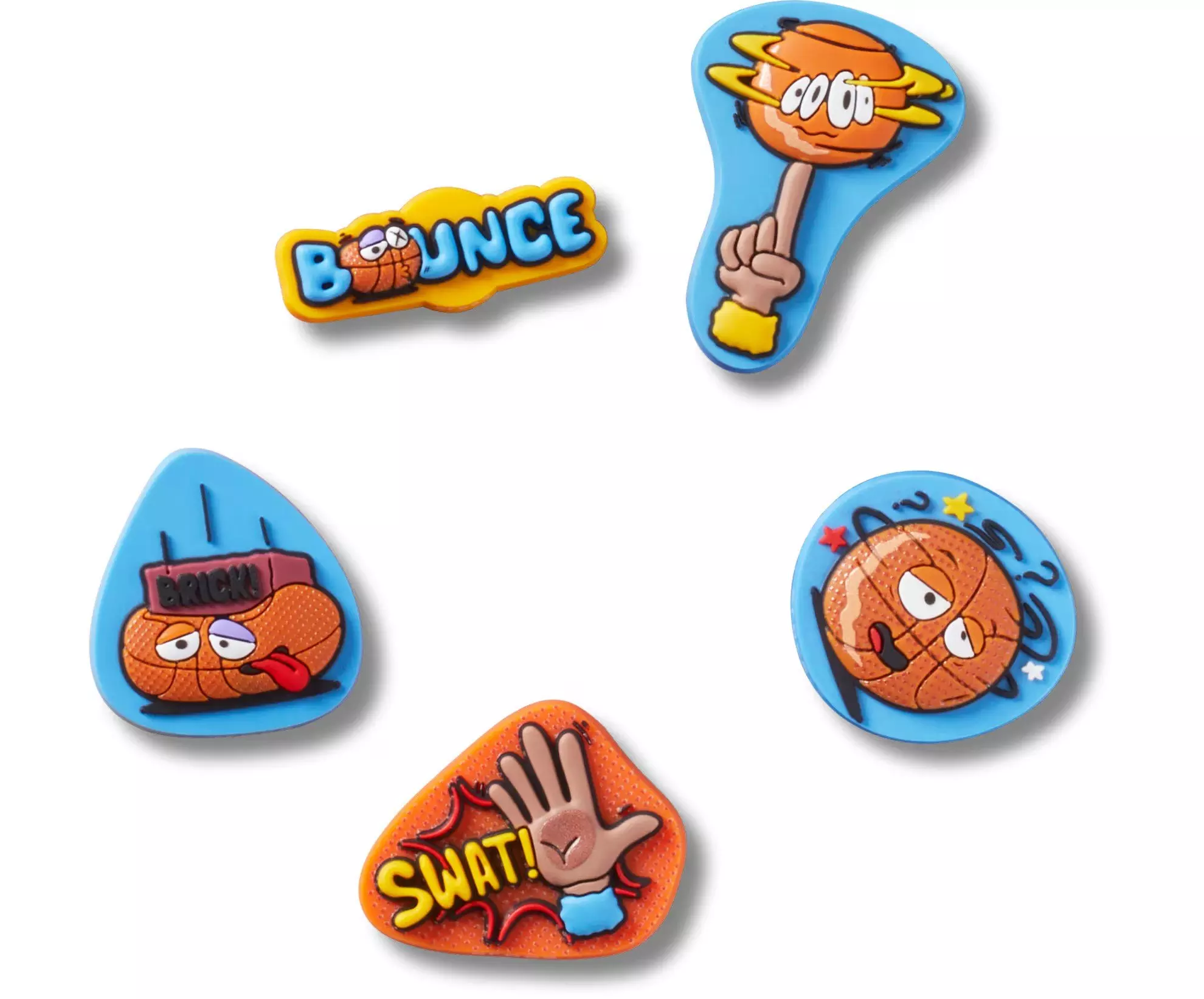 Crocs Basketball Brick Squad Jibbitz Charms-5PK - MULTI-COLOR