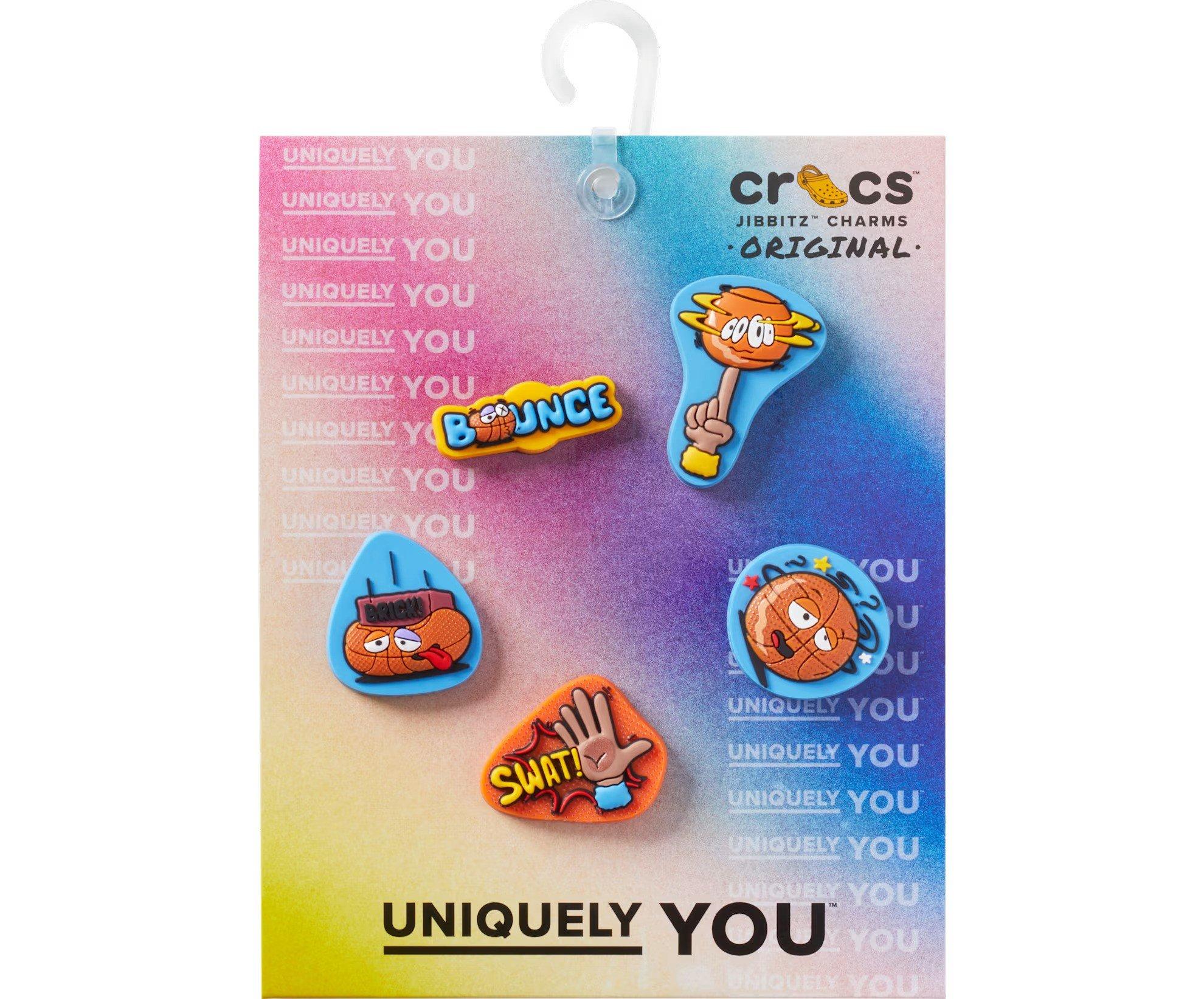 Crocs Basketball Brick Squad Jibbitz Charms-5PK