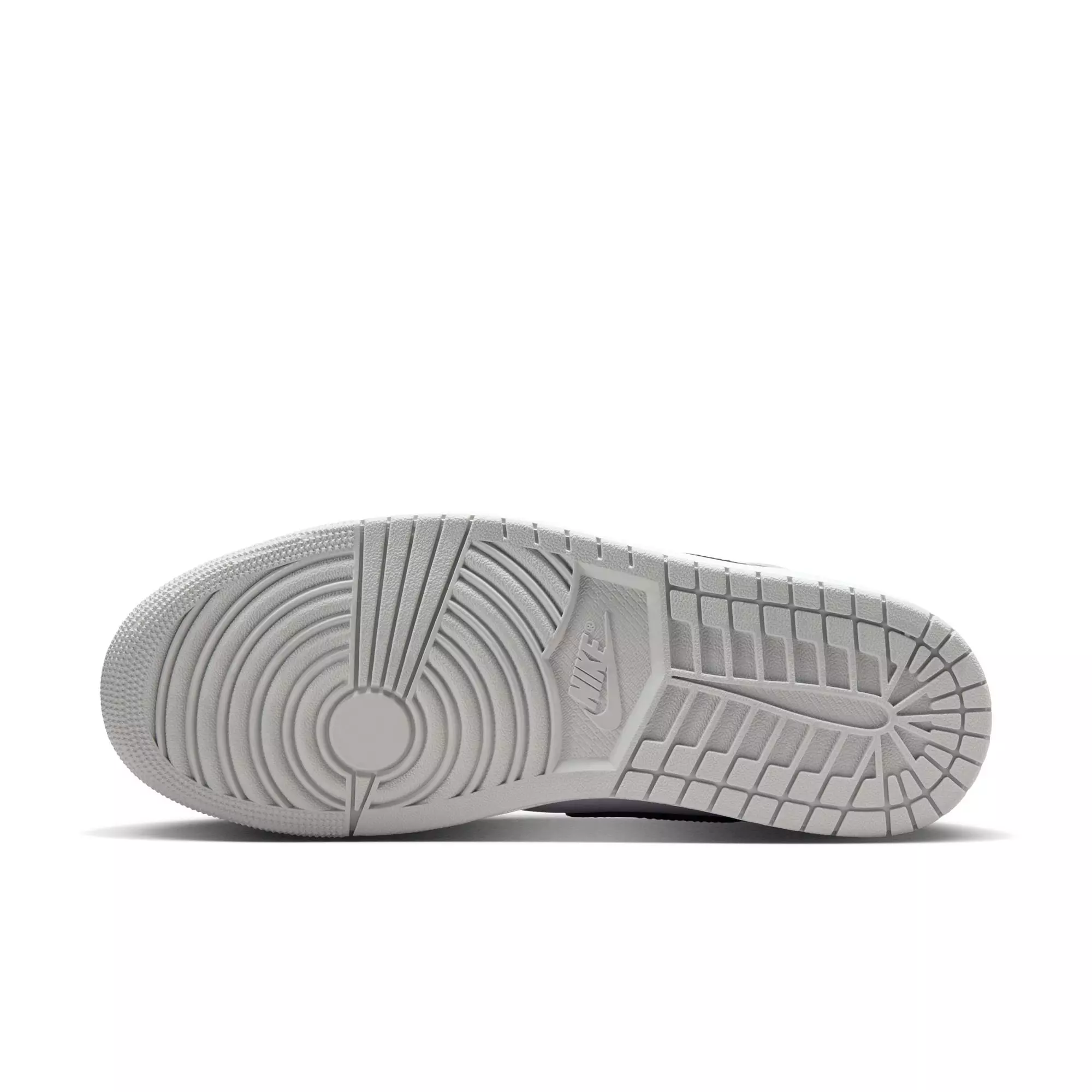 Jordan 1 Mid "White/Black/Lt Smoke Grey" Men's Shoe - WHITE/BLACK/GREY