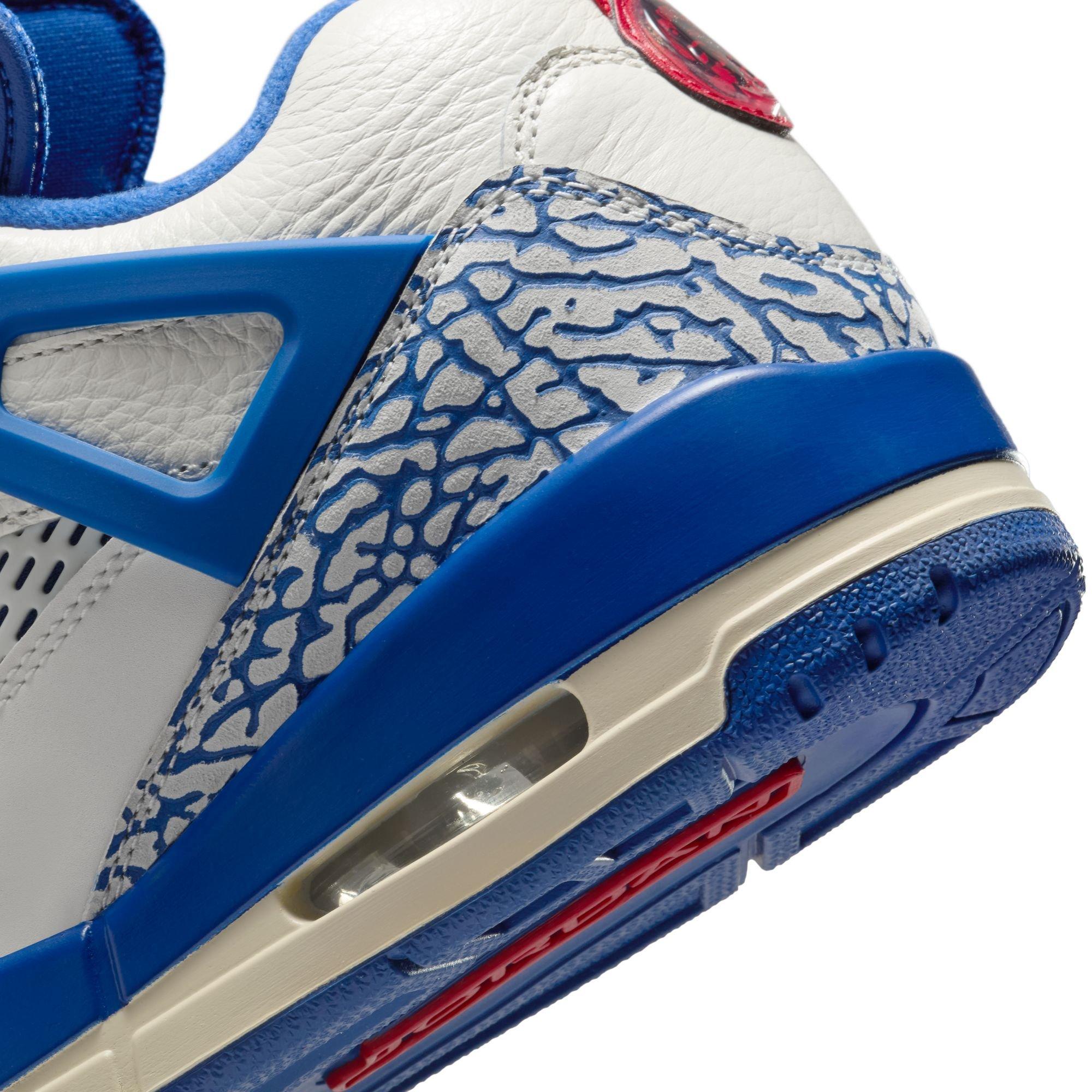 Jordan Spizike Low "Sail/Storm Blue/Varsity Red/Sail" Men's Shoe - CREAM Thumbnail View 10