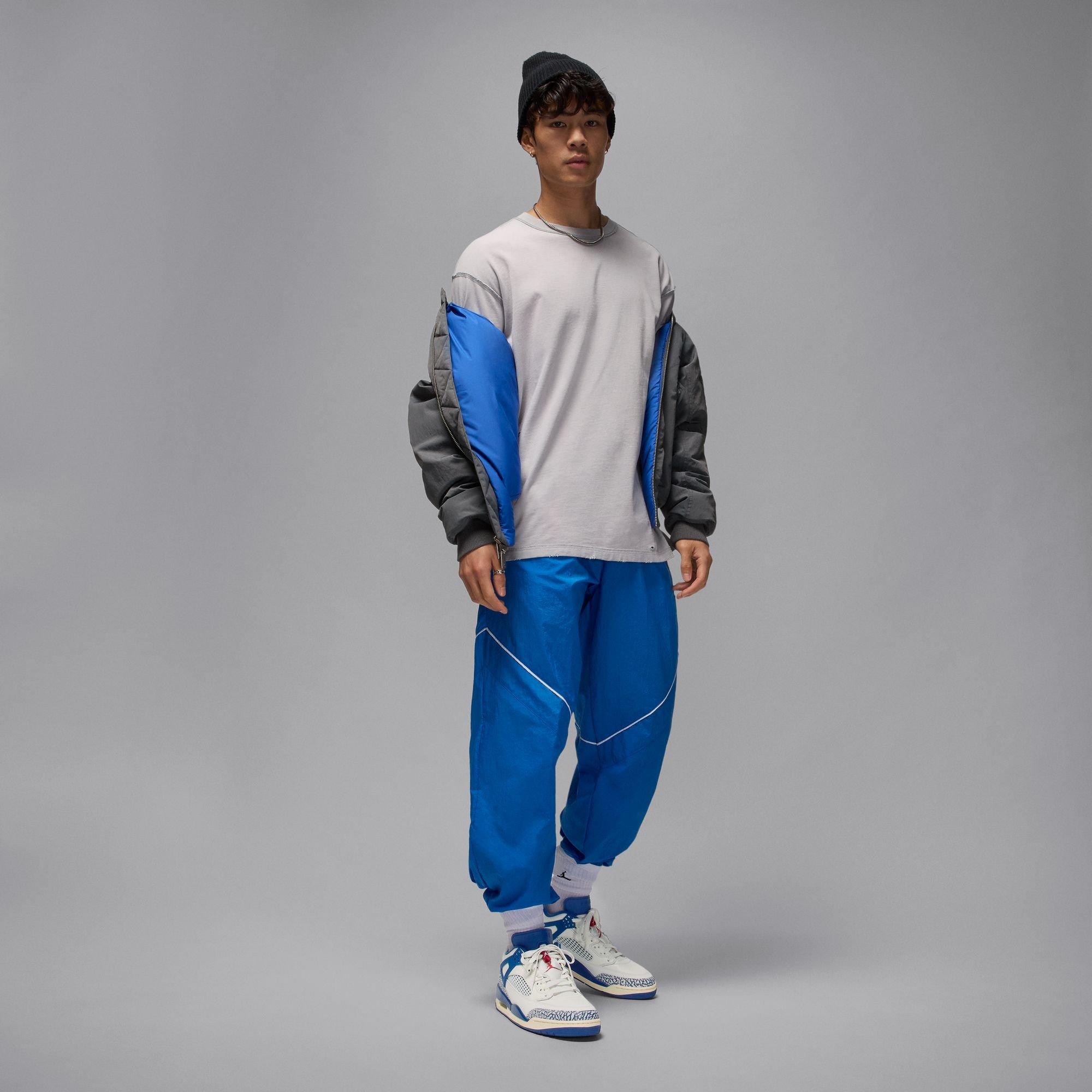 Jordan Spizike Low "Sail/Storm Blue/Varsity Red/Sail" Men's Shoe - CREAM Thumbnail View 11