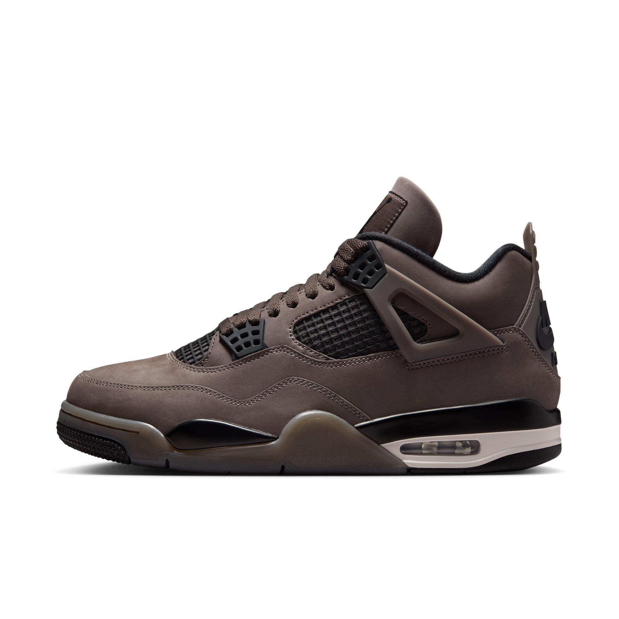 Jordan 4 Retro "Cave Stone and Black" Men's Shoe - CAVE STONE/BLACK Thumbnail View 8