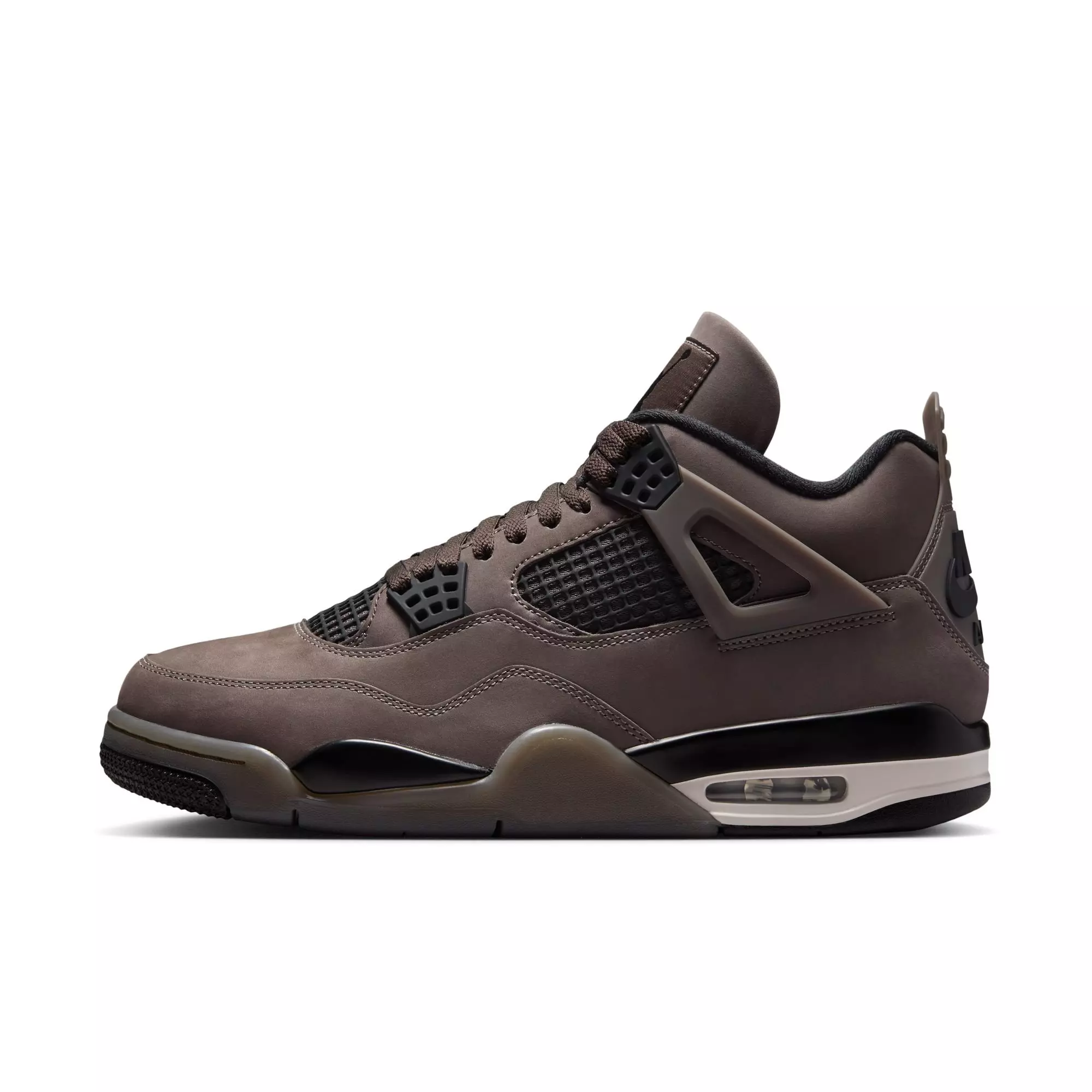 Jordan 4 Retro "Cave Stone and Black" Men's Shoe - CAVE STONE/BLACK