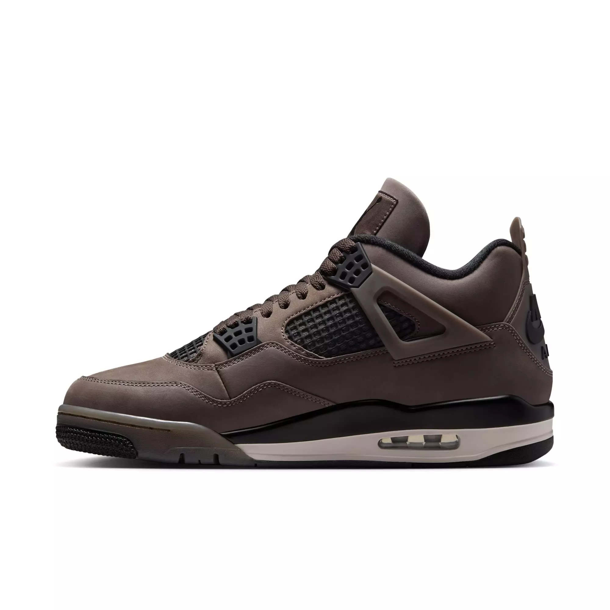Jordan 4 Retro "Cave Stone and Black" Men's Shoe - CAVE STONE/BLACK