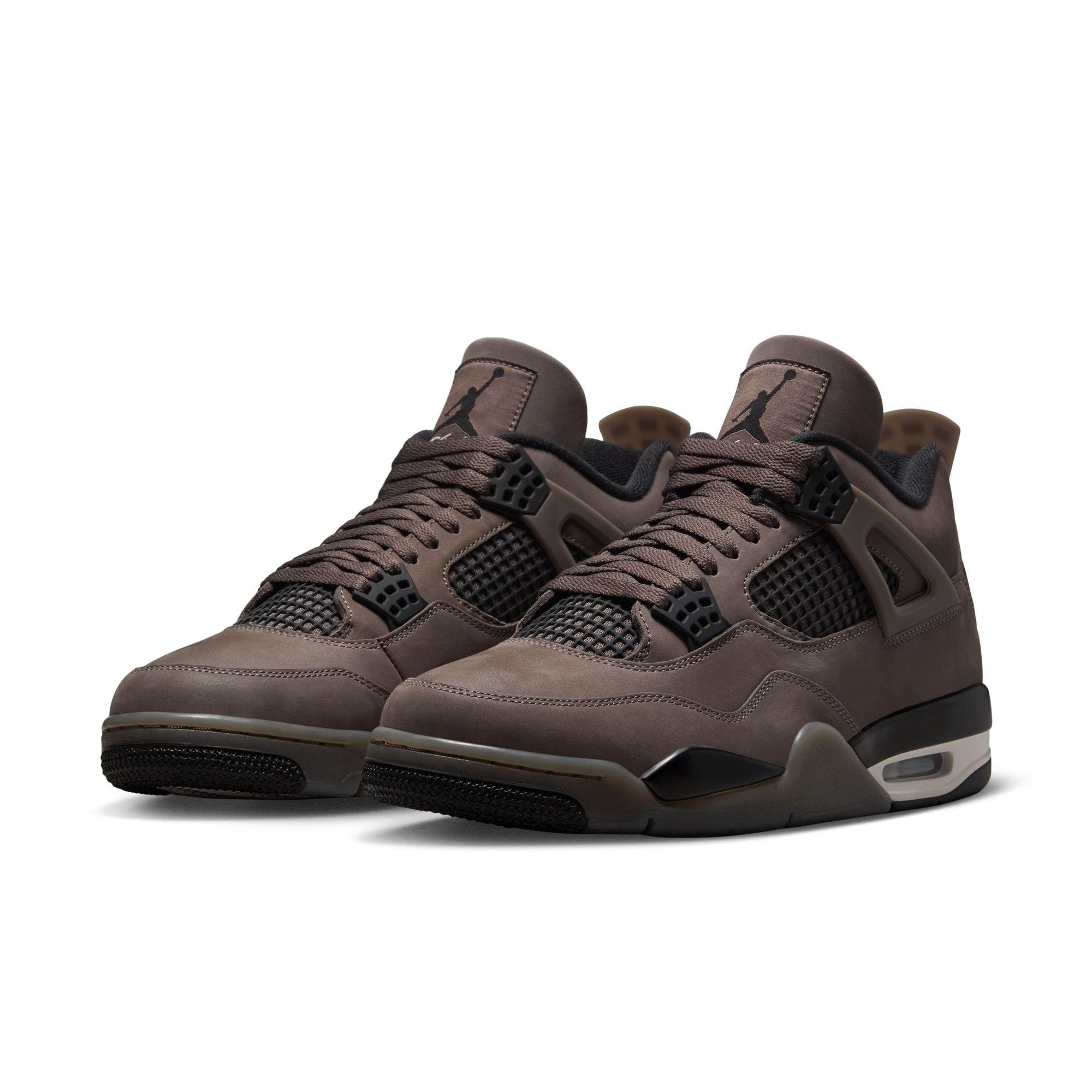 Jordan 4 Retro "Cave Stone and Black" Men's Shoe - CAVE STONE/BLACK Thumbnail View 3