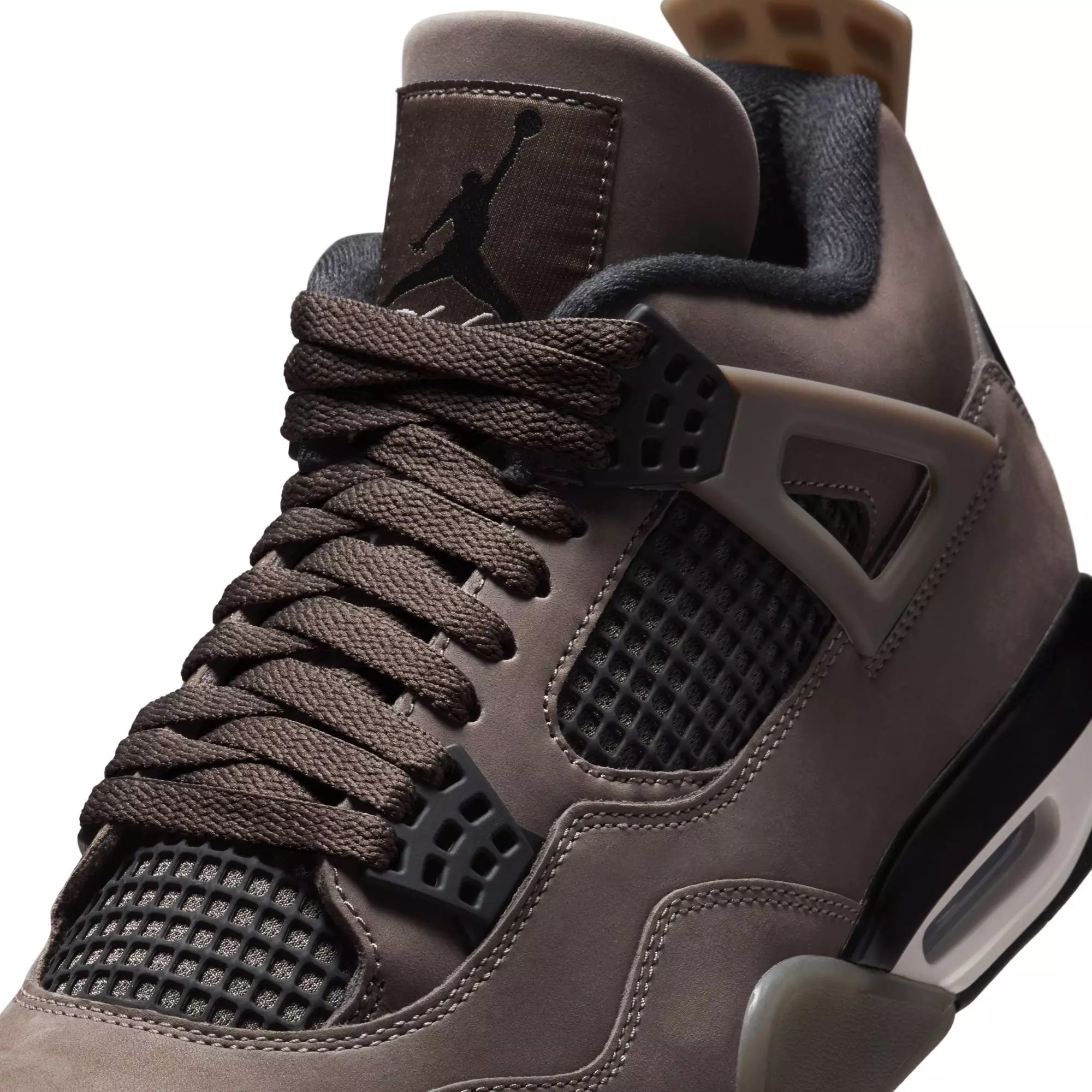 Jordan 4 Retro "Cave Stone and Black" Men's Shoe - CAVE STONE/BLACK