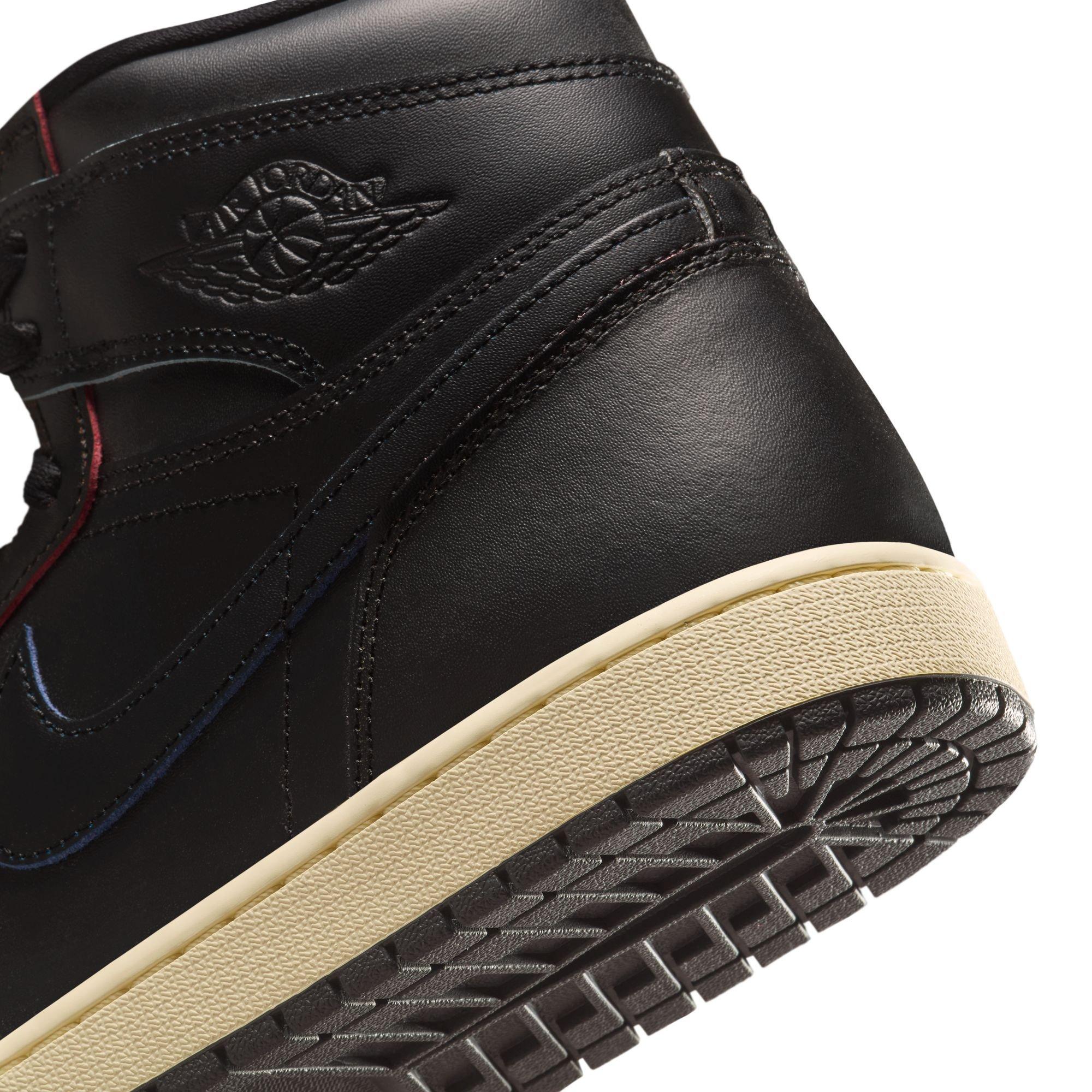 Nike Air Jordan 1 Retro High OG Black and Muslin Shoes Men\'s Size US 9 1st Jordan 1 high. (Retro OG) Self expression black muslin  main image 4