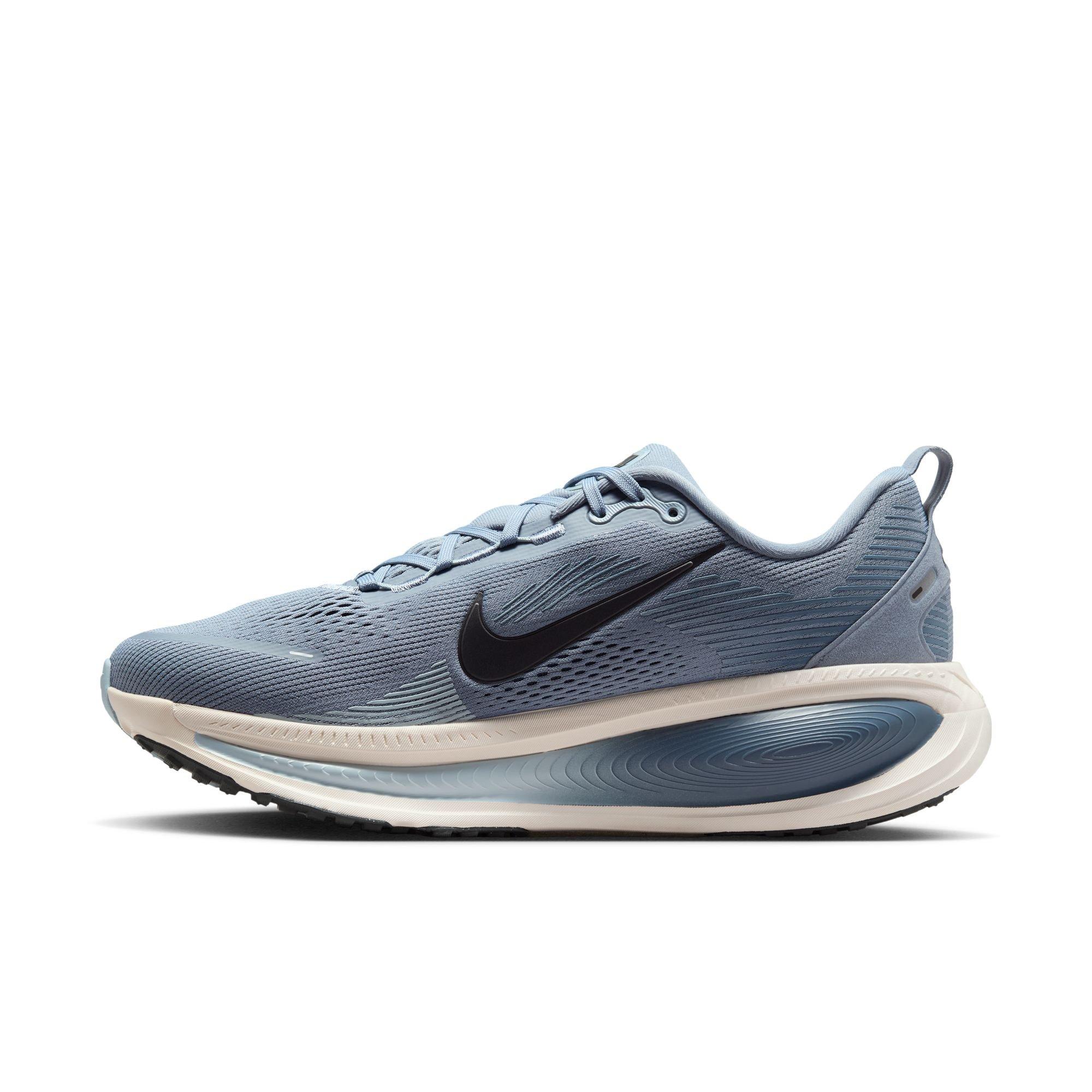 Nike Vomero 18 "Ashen Slate/Anthracite/Diffused Blue" Men's Road Running Shoe - GREY/BLUE Thumbnail View 3