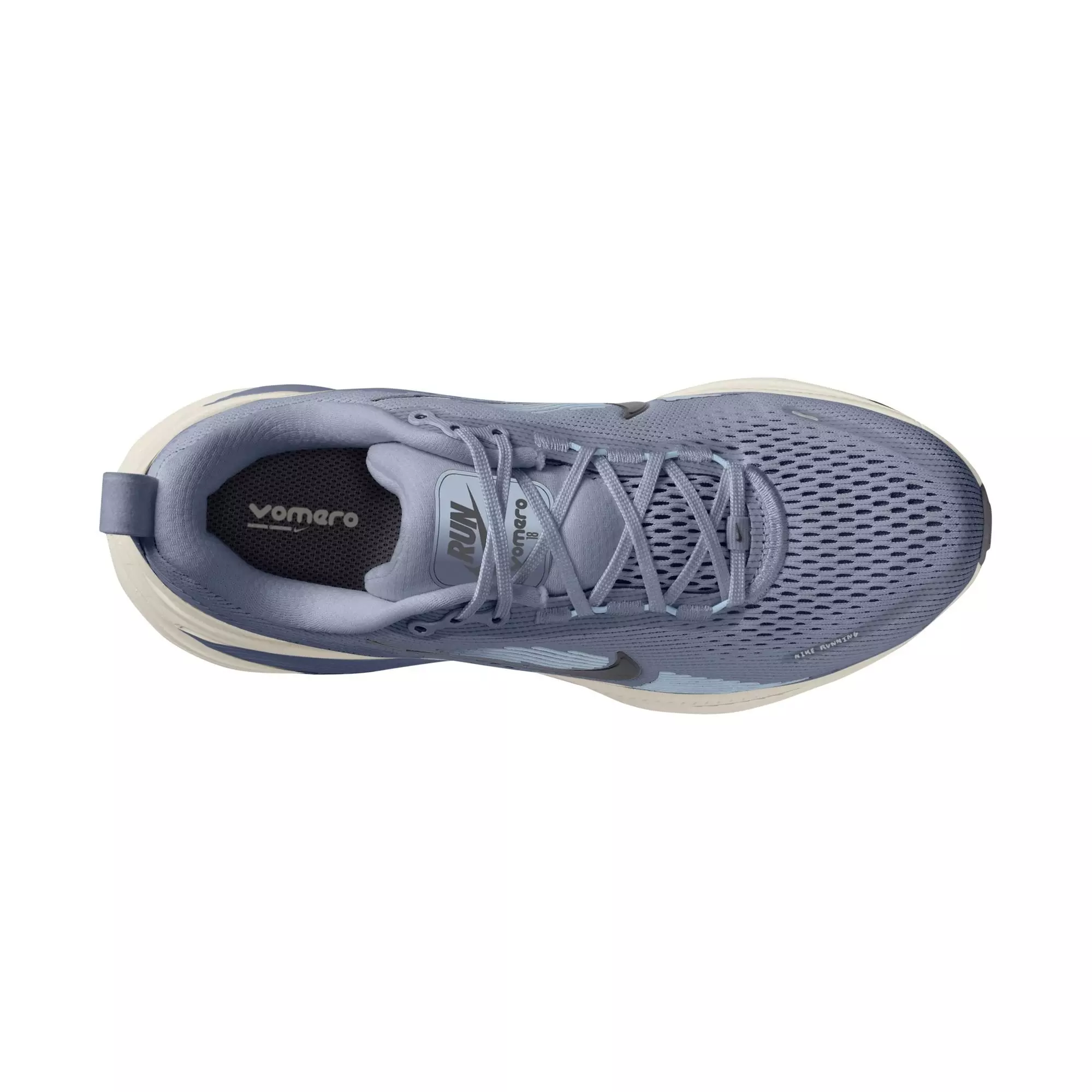 Nike Vomero 18 "Ashen Slate/Anthracite/Diffused Blue" Men's Road Running Shoe - GREY/BLUE