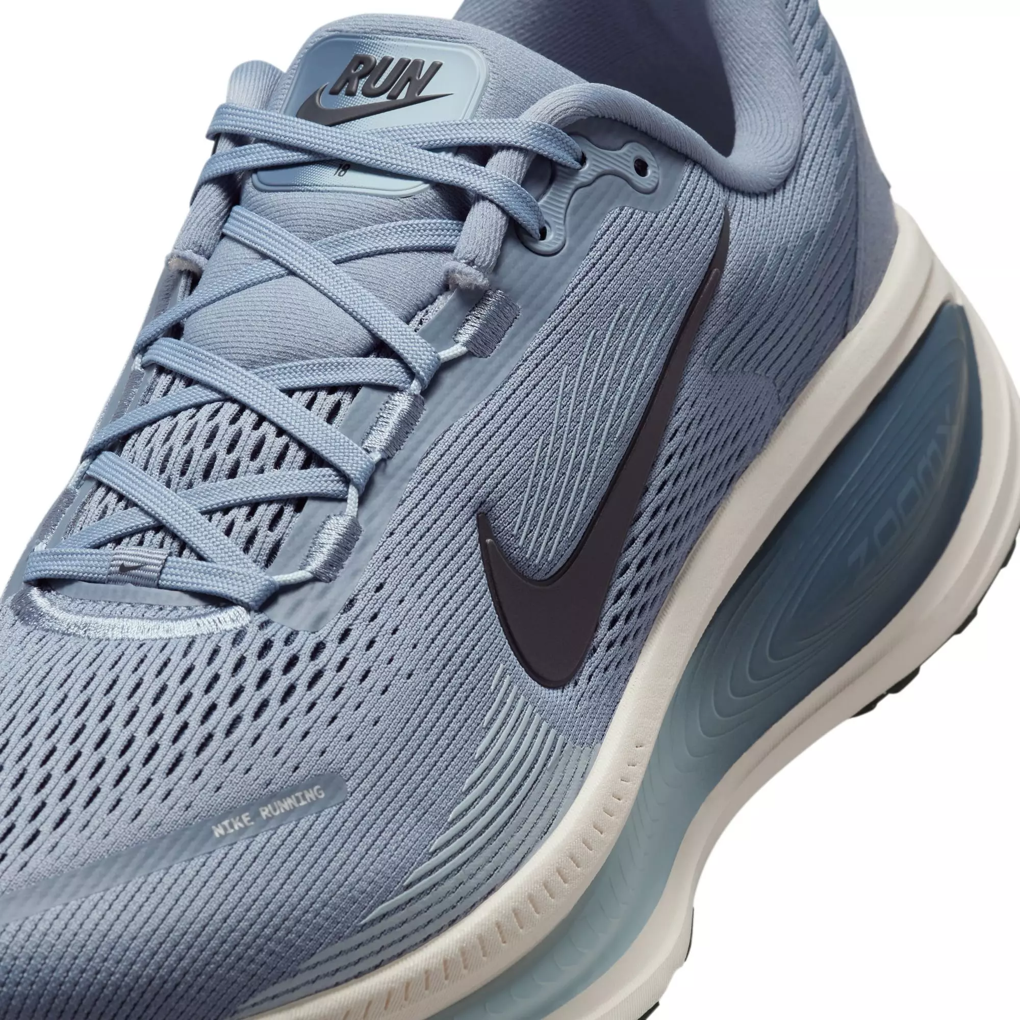 Nike Vomero 18 "Ashen Slate/Anthracite/Diffused Blue" Men's Road Running Shoe - GREY/BLUE