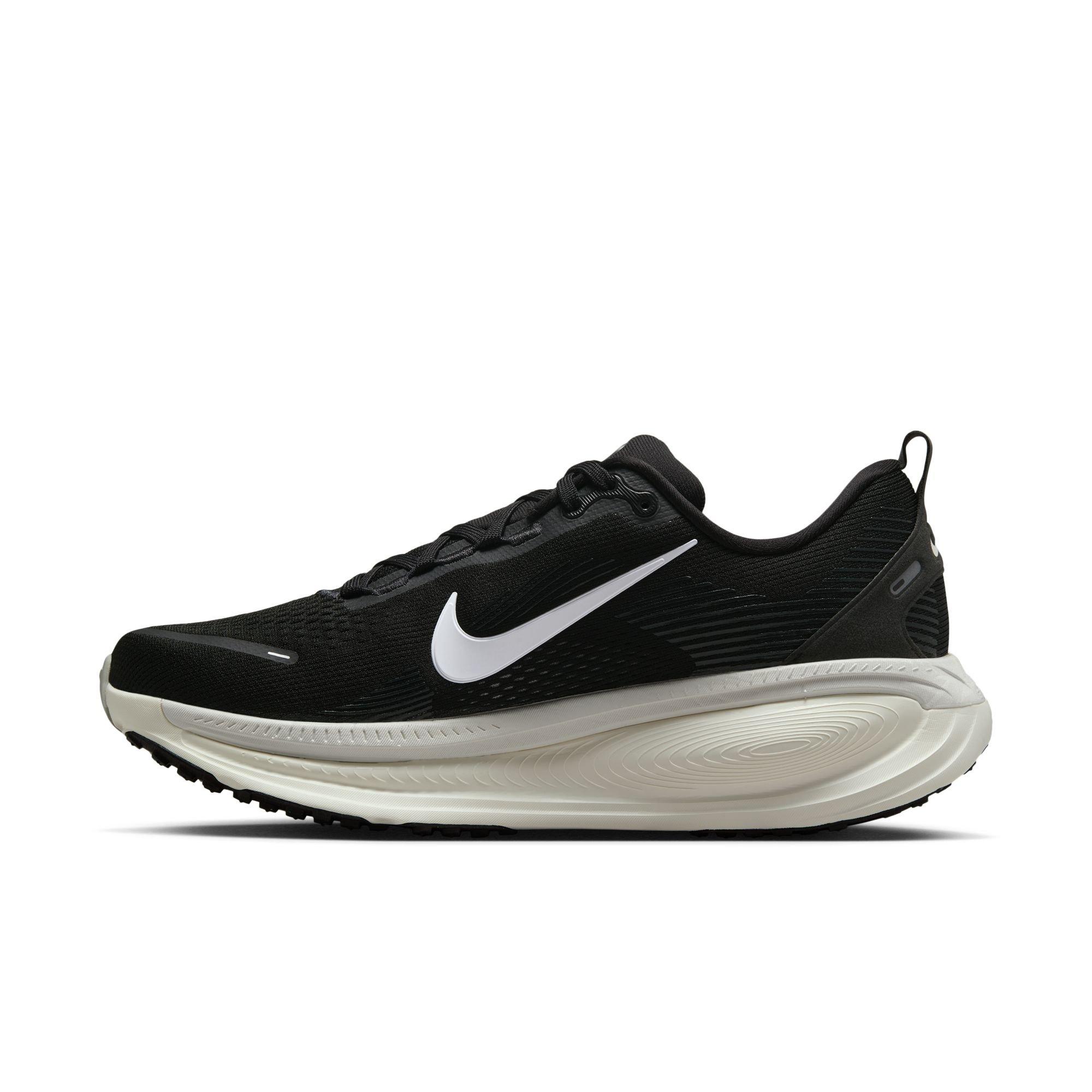 Nike Vomero 18 "Black/Summit White/Coconut Milk" Men's Road Running Shoe - BLACK/OFF-WHITE Thumbnail View 3