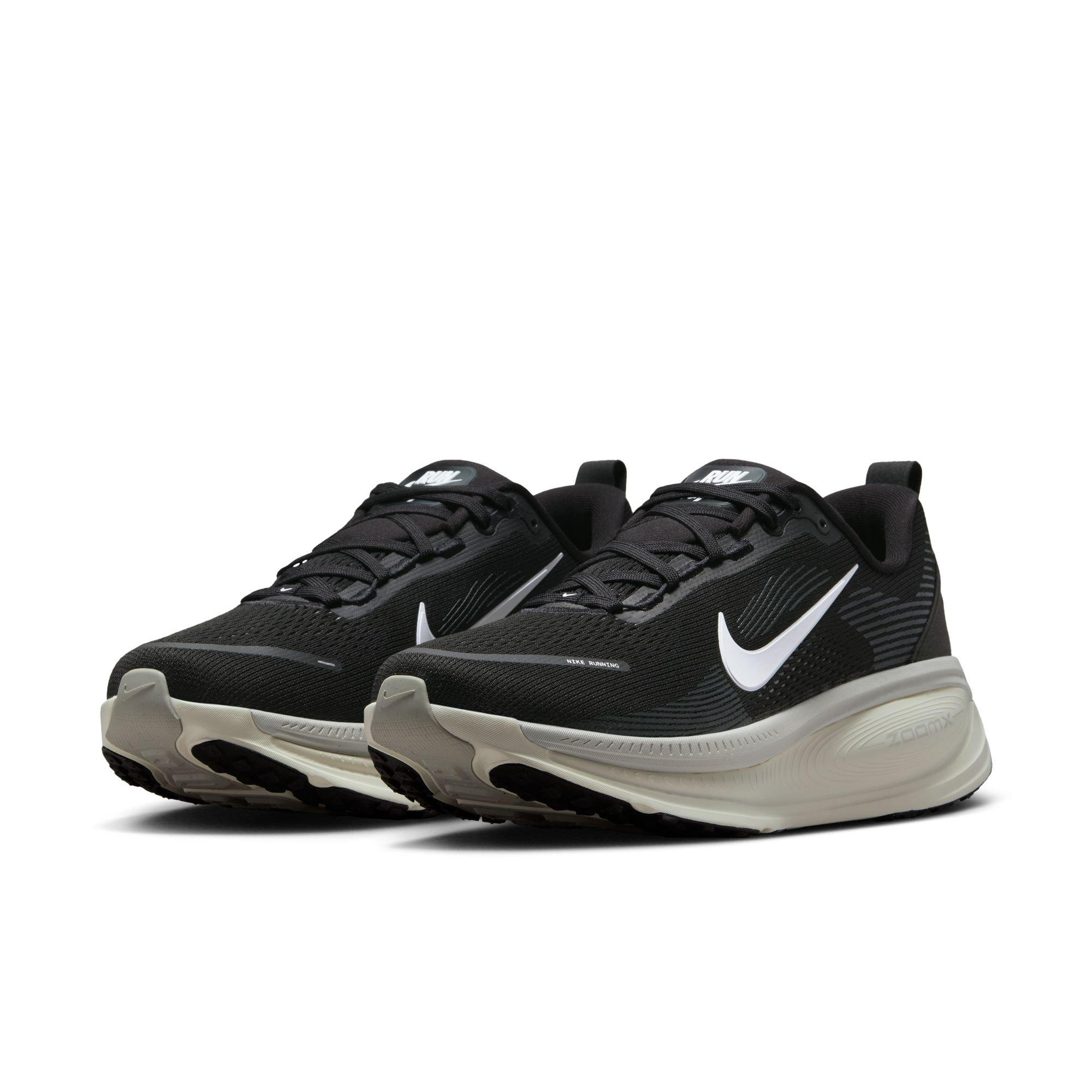 Nike Vomero 18 "Black/Summit White/Coconut Milk" Men's Road Running Shoe - BLACK/OFF-WHITE Thumbnail View 4