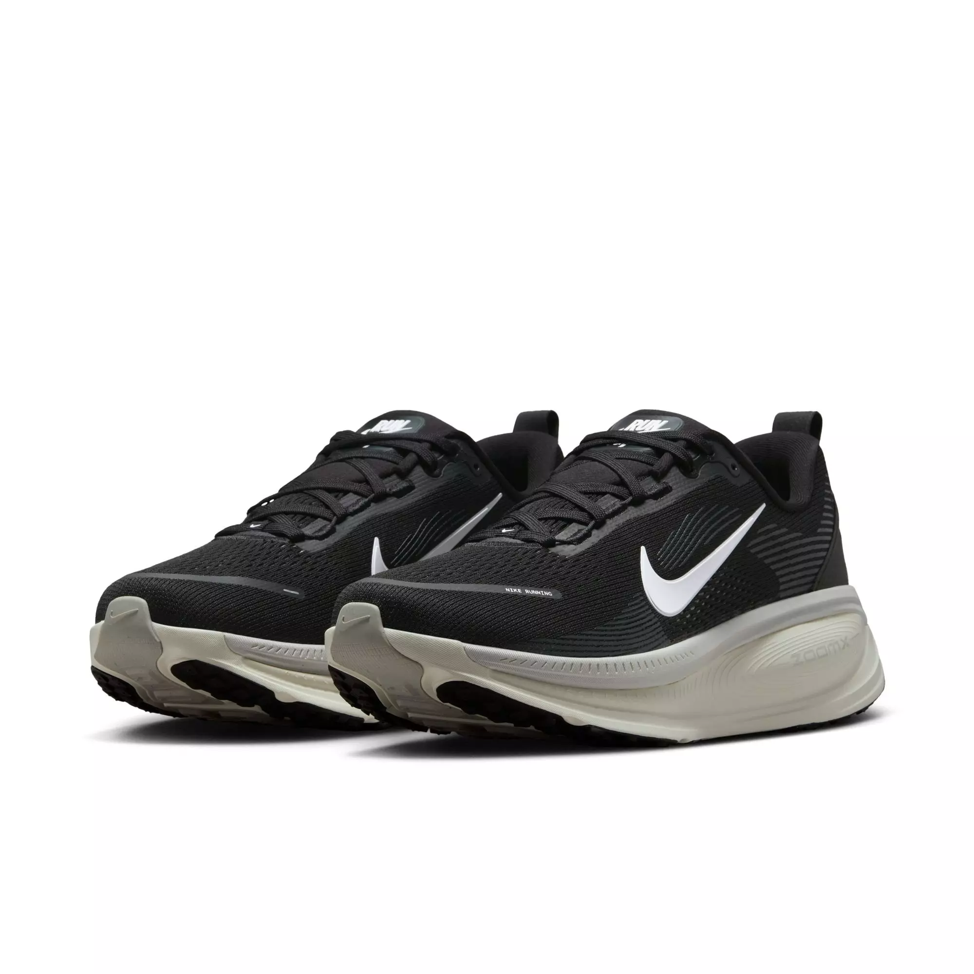 Nike Vomero 18 "Black/Summit White/Coconut Milk" Men's Road Running Shoe - BLACK/OFF-WHITE