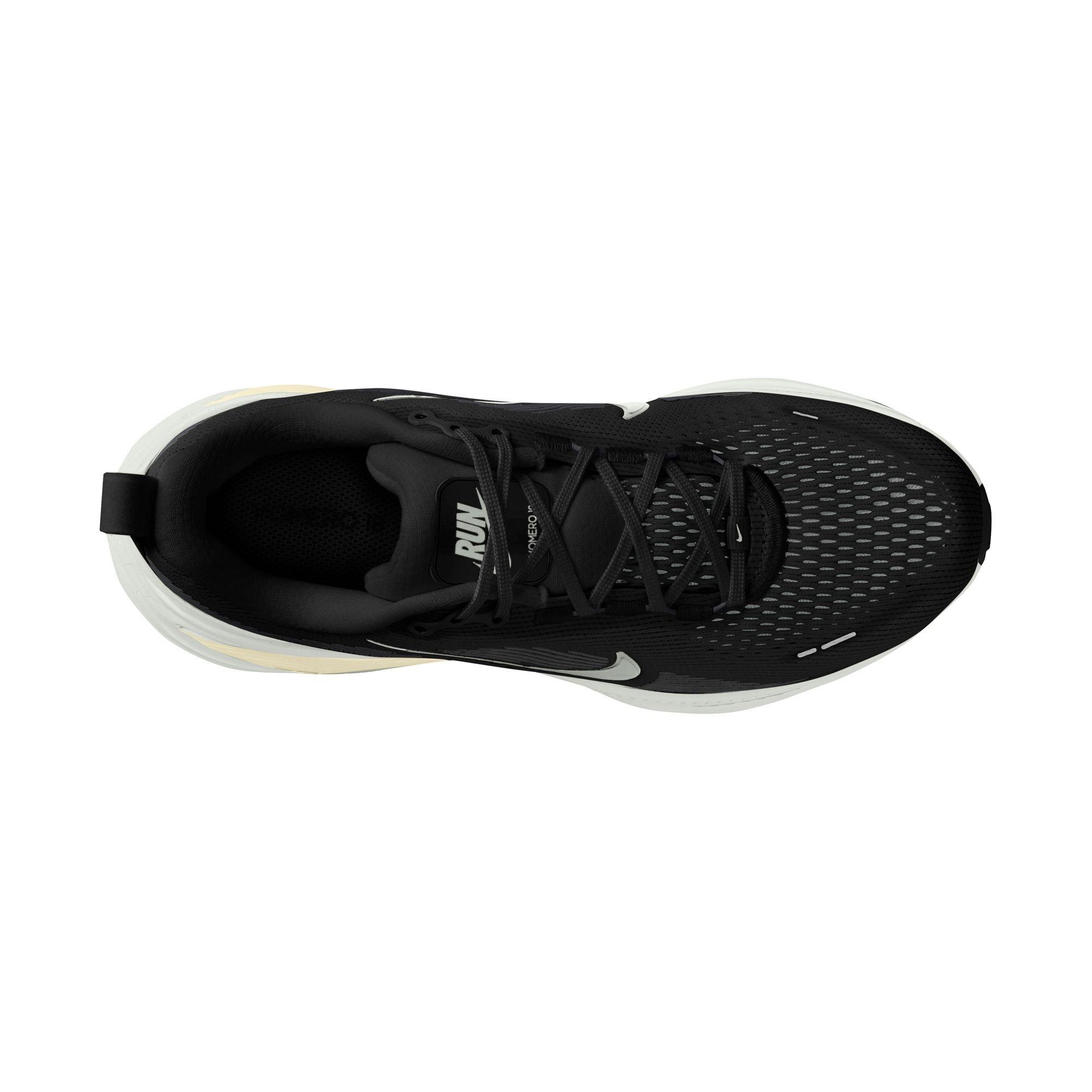 Nike Vomero 18 "Black/Summit White/Coconut Milk" Men's Road Running Shoe - BLACK/OFF-WHITE Thumbnail View 7
