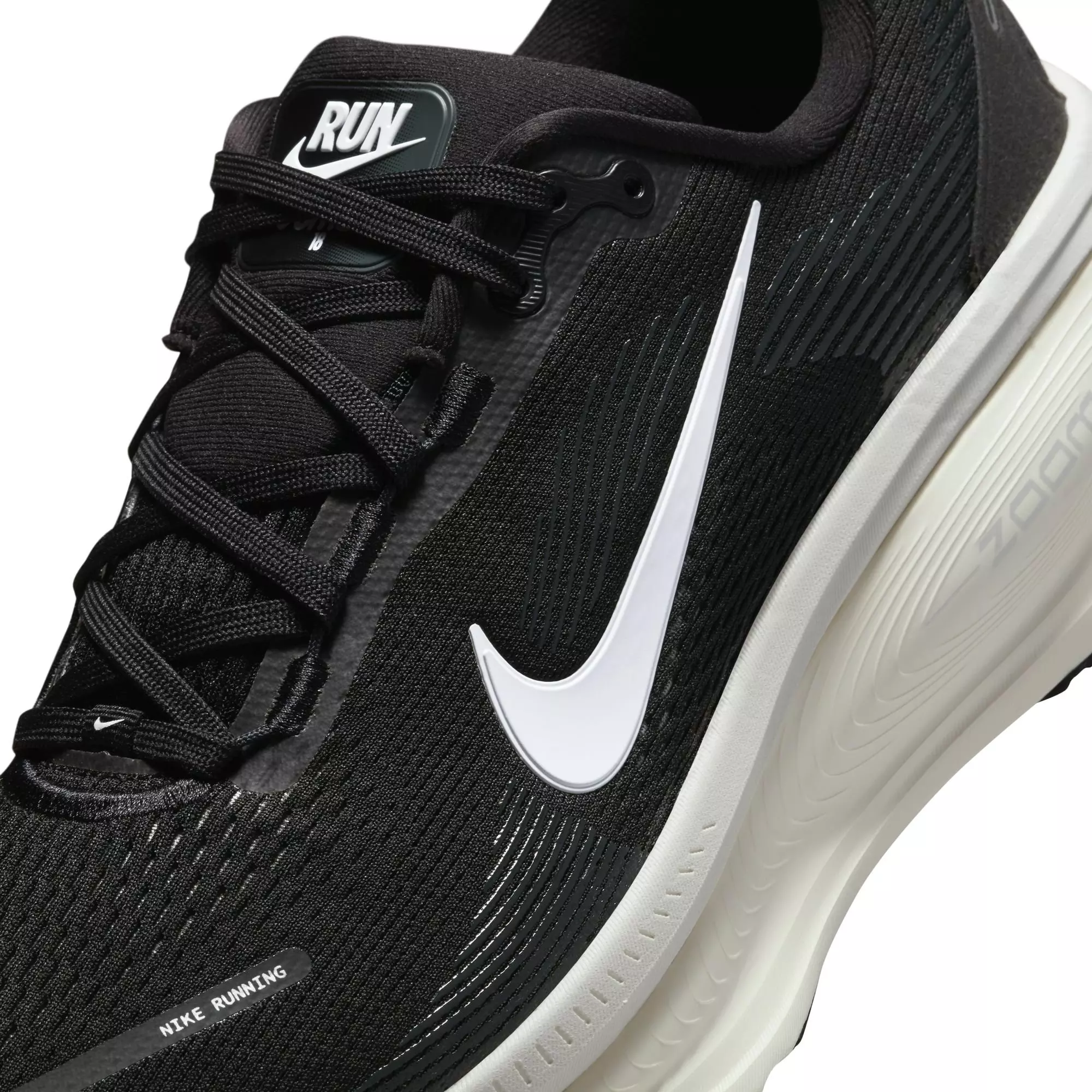 Nike Vomero 18 "Black/Summit White/Coconut Milk" Men's Road Running Shoe - BLACK/OFF-WHITE