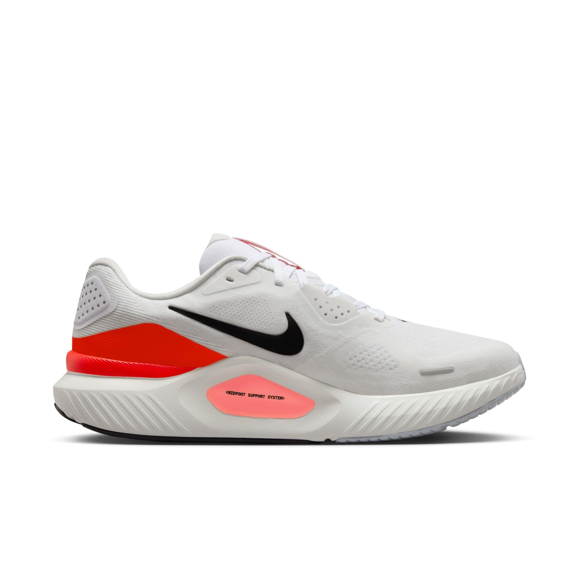 Nike Structure 26 "Bright Crimson" Men's Road Running Shoe - WHITE/BLACK/BRIGHT CRIMSON Thumbnail View 2