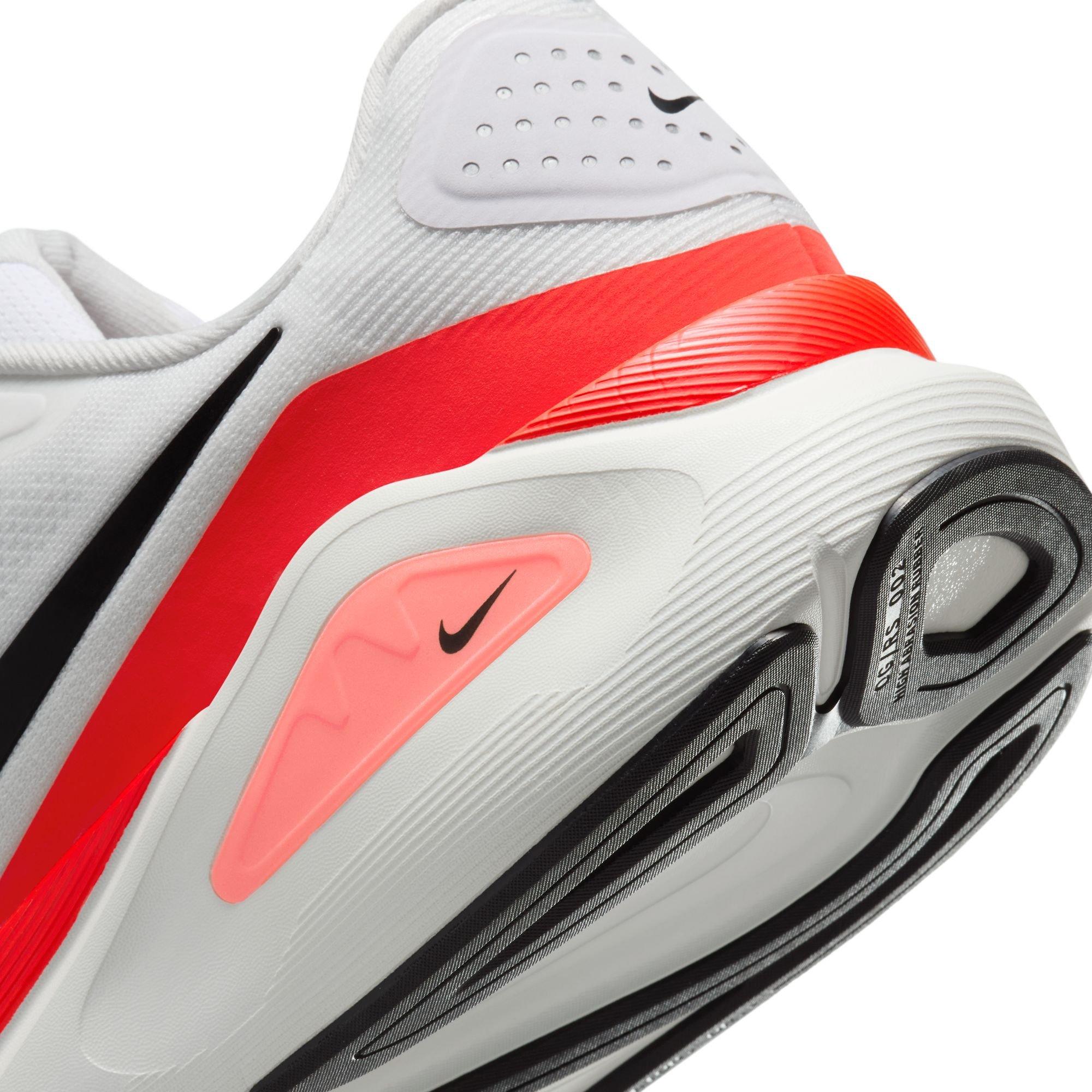Nike Structure 26 "Bright Crimson" Men's Road Running Shoe - WHITE/BLACK/BRIGHT CRIMSON Thumbnail View 5