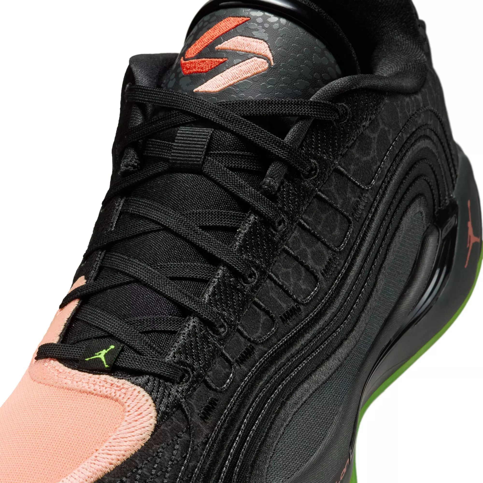 Jordan Luka 4 "Safari" Men's Basketball Shoe - BLACK/ORANGE PULSE