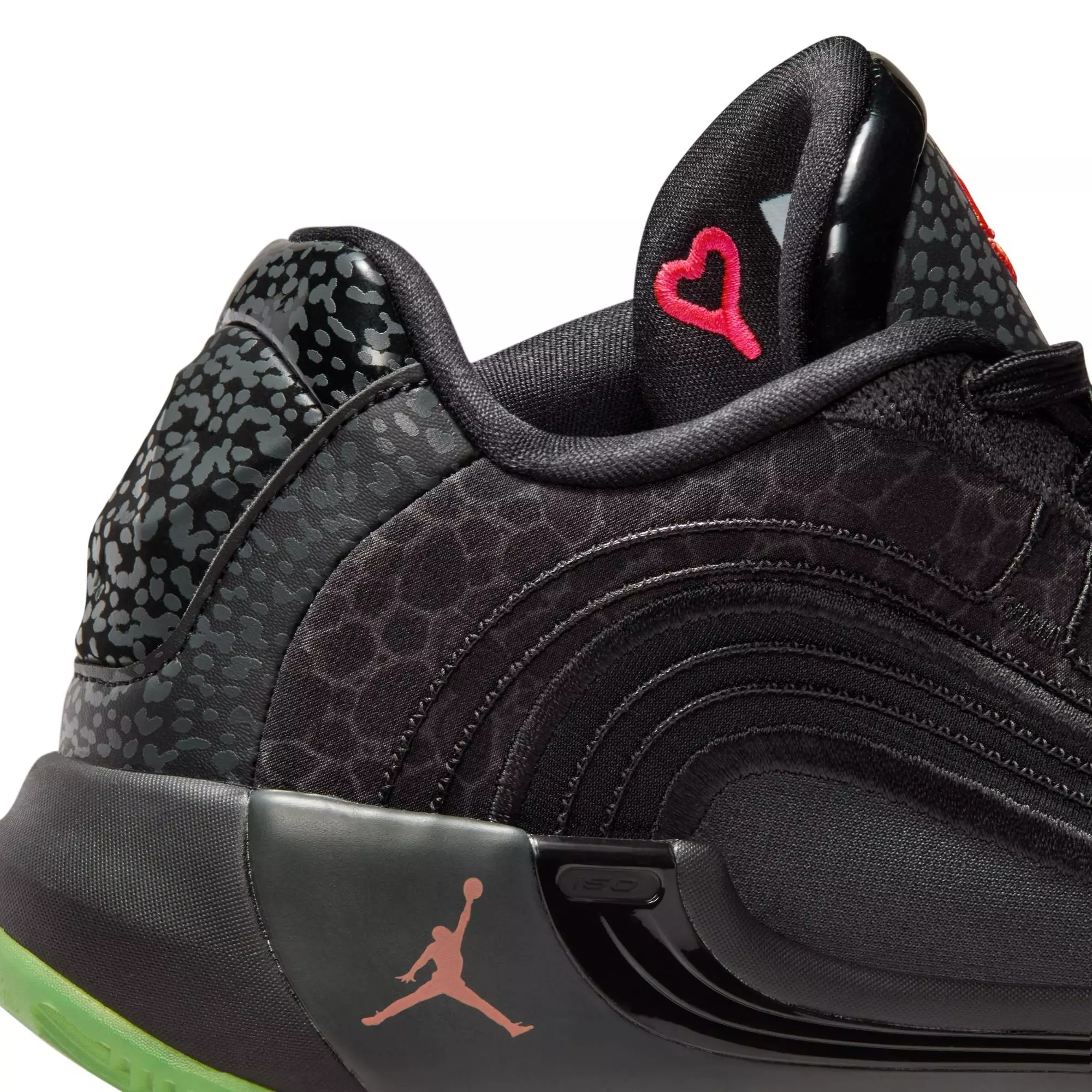 Jordan Luka 4 "Safari" Men's Basketball Shoe - BLACK/ORANGE PULSE