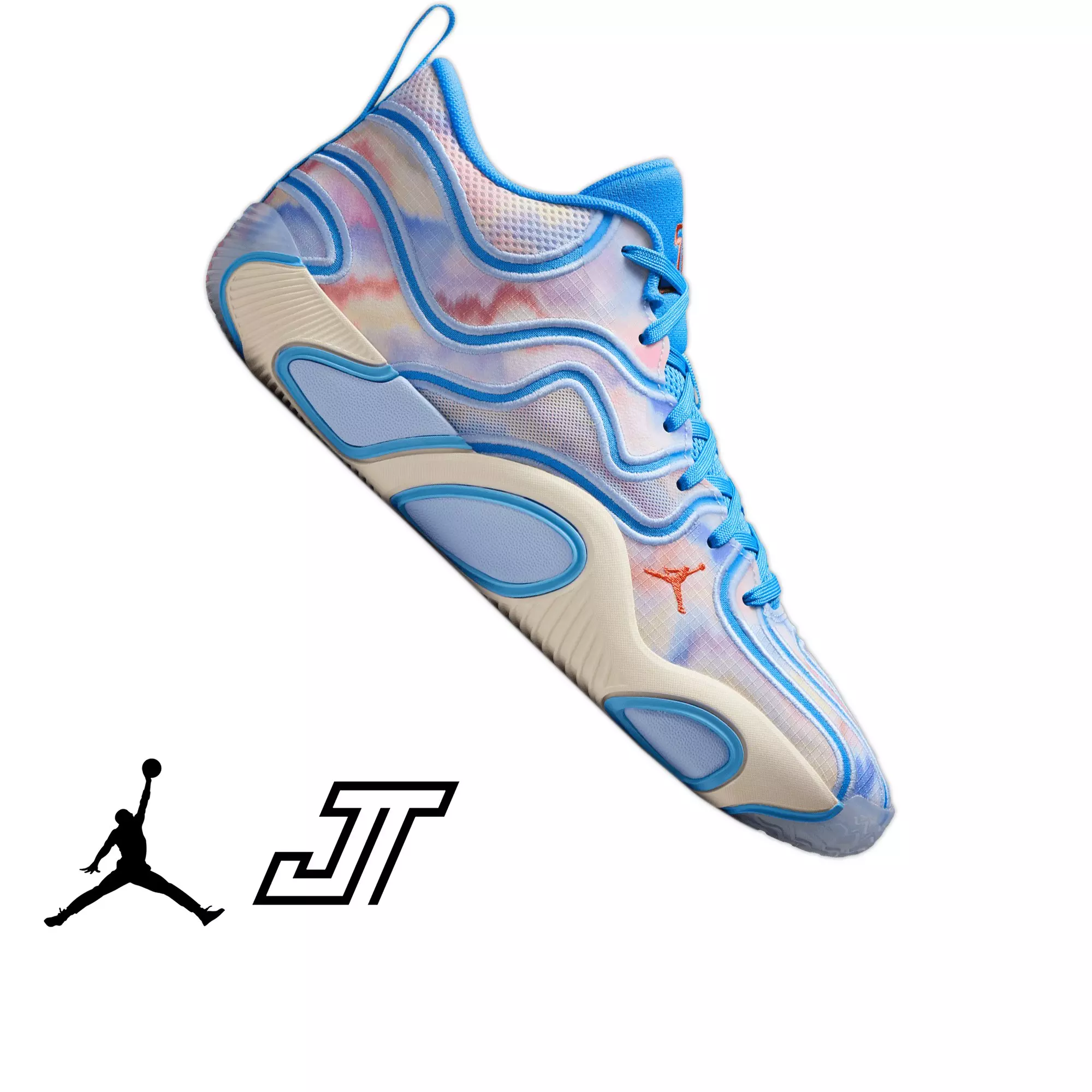 07/11 TATUM 3 "TIE DYE" BLUE/M - UNIVERSITY BLUE/CAMELLIA/PALE IVORY