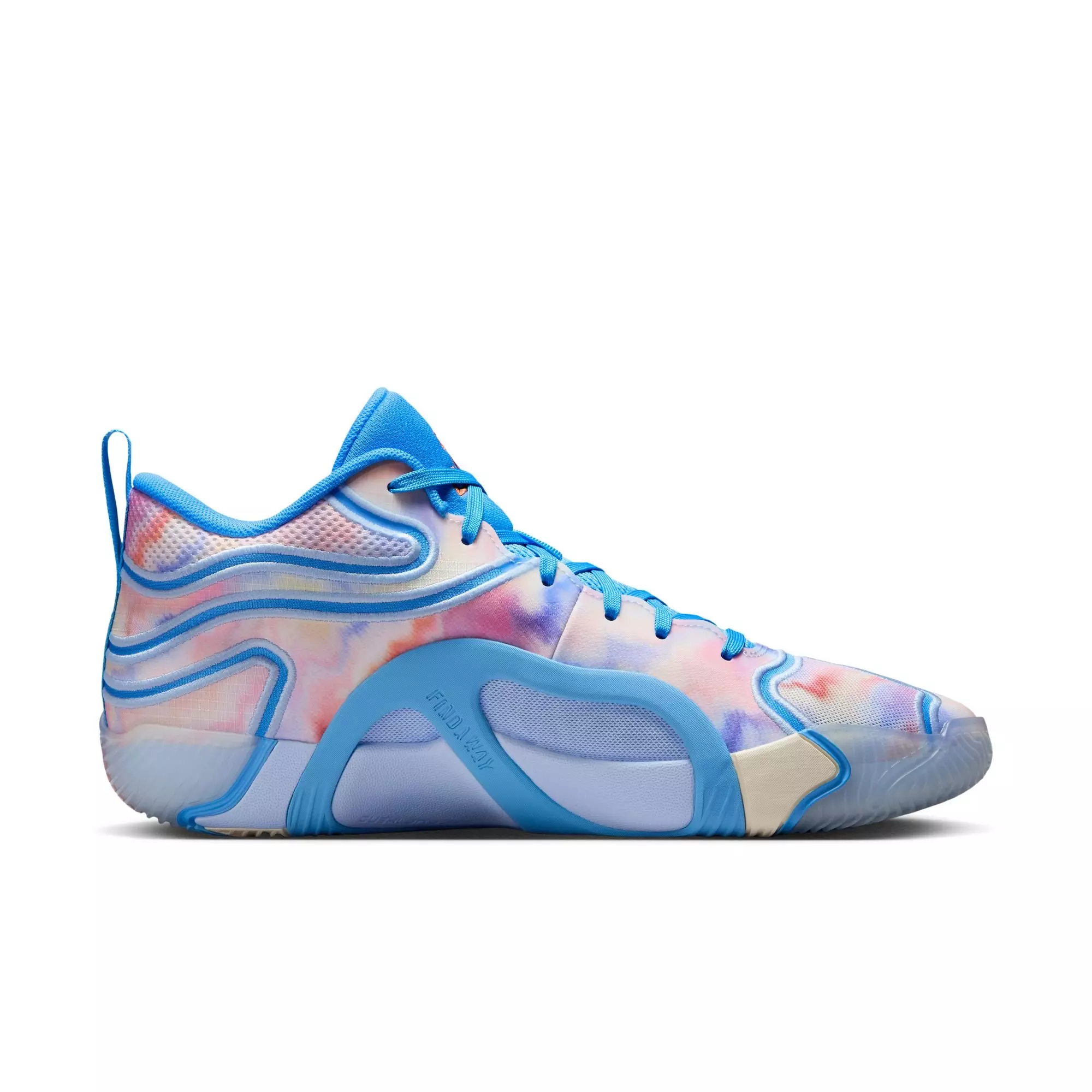 Jordan Tatum 3 "Tie Dye" Men's Basketball Shoe - UNIVERSITY BLUE/CAMELLIA/PALE IVORY