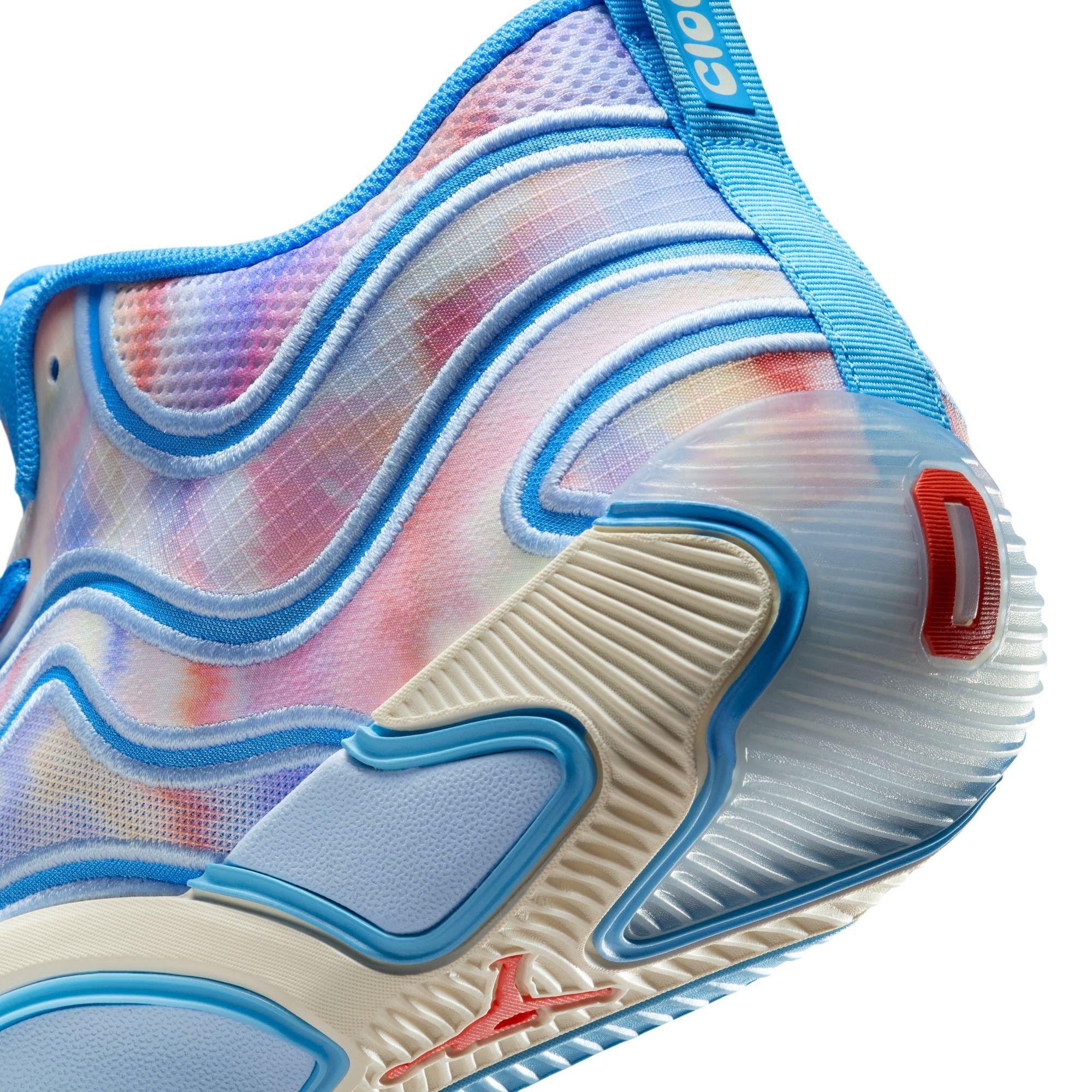 Jordan Tatum 3 "Tie Dye" Men's Basketball Shoe - UNIVERSITY BLUE/CAMELLIA/PALE IVORY Thumbnail View 5