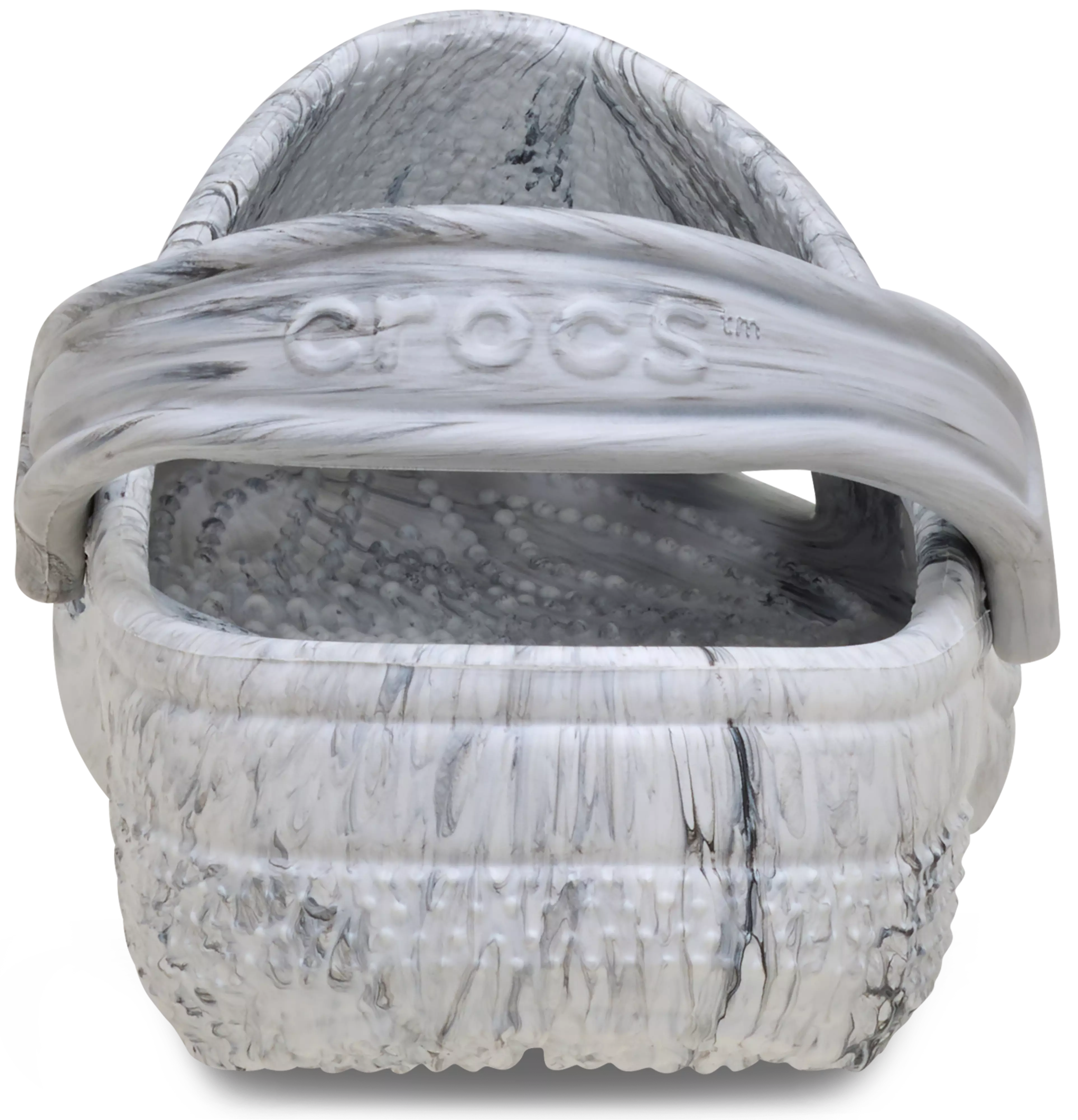 Crocs Classic Watercolor Marbled "Grey" Preschool Boys' Clog - GREY