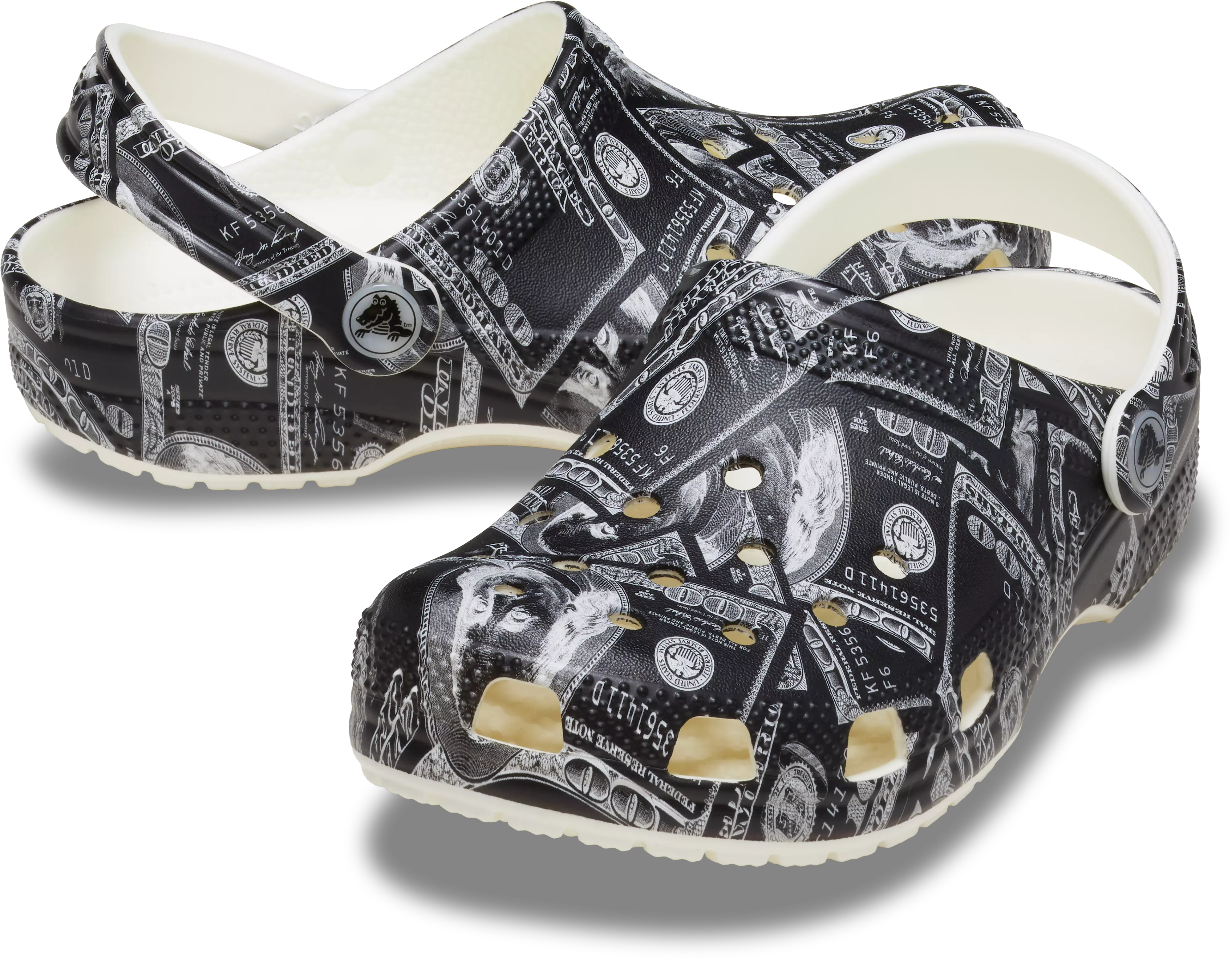 Crocs Classic "Money" Preschool Boys' Clog - BLACK