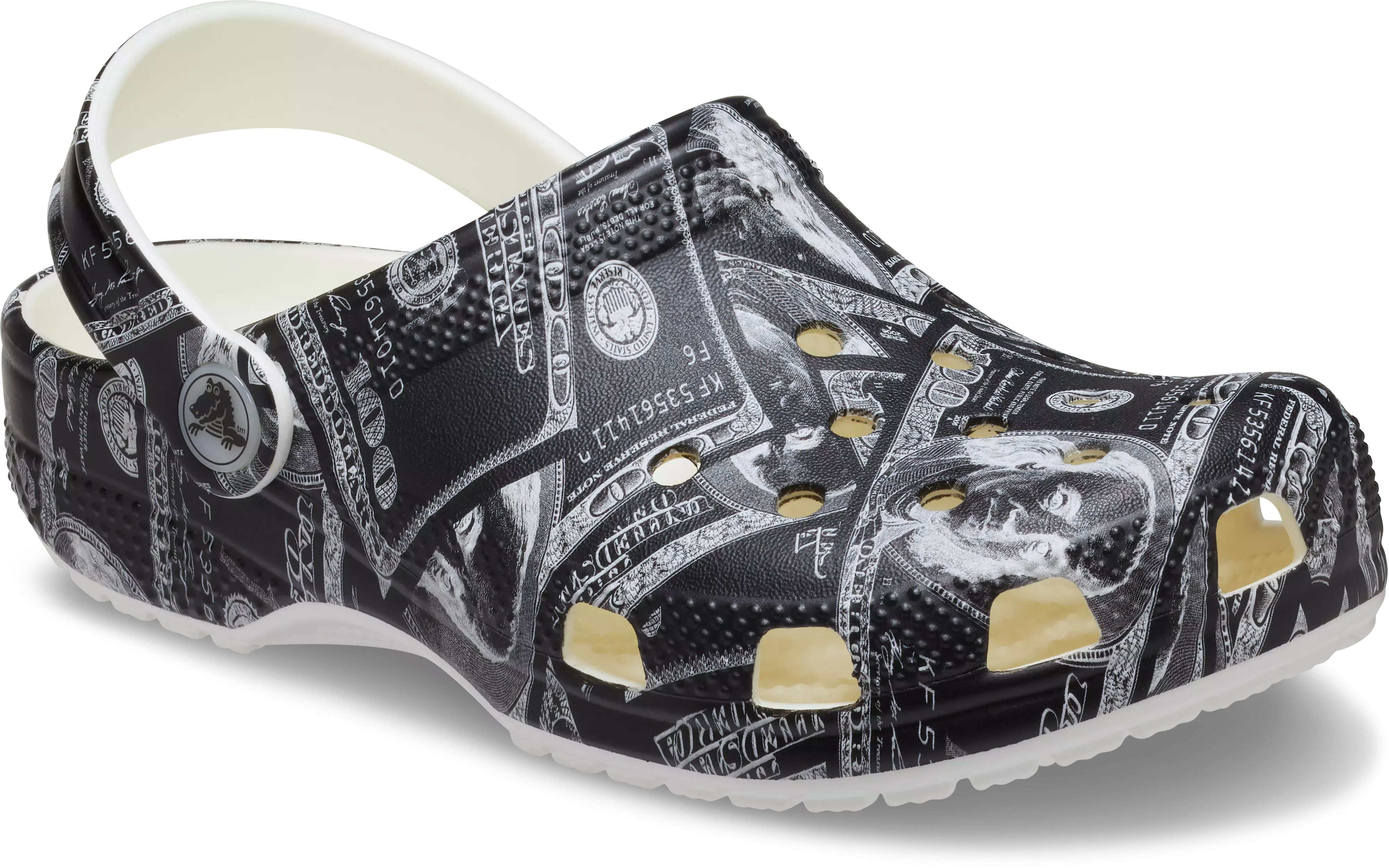 Crocs Classic "Money" Preschool Boys' Clog - BLACK