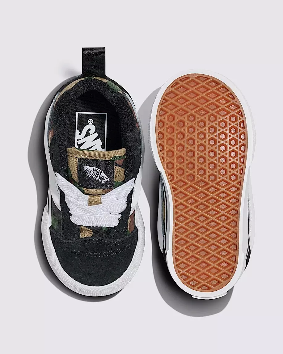 Vans Knu Skool "Camo/Black" Toddler Boys' Shoe - BLACK/GREEN