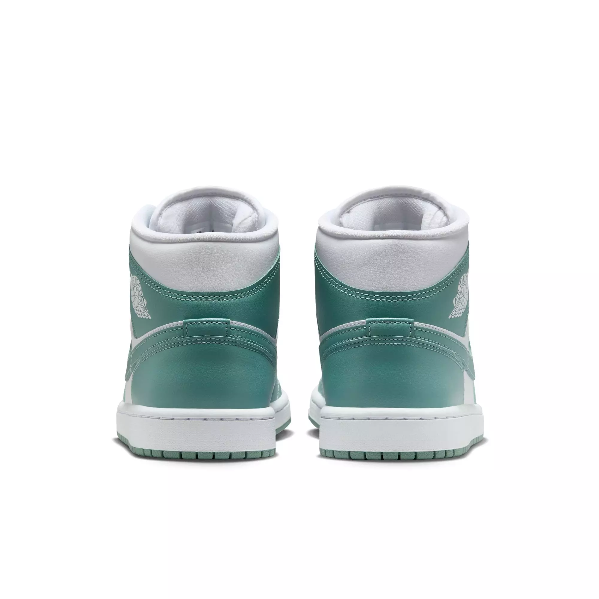 Jordan 1 Mid "White/Cannon" Women's Shoe - WHITE/GREEN