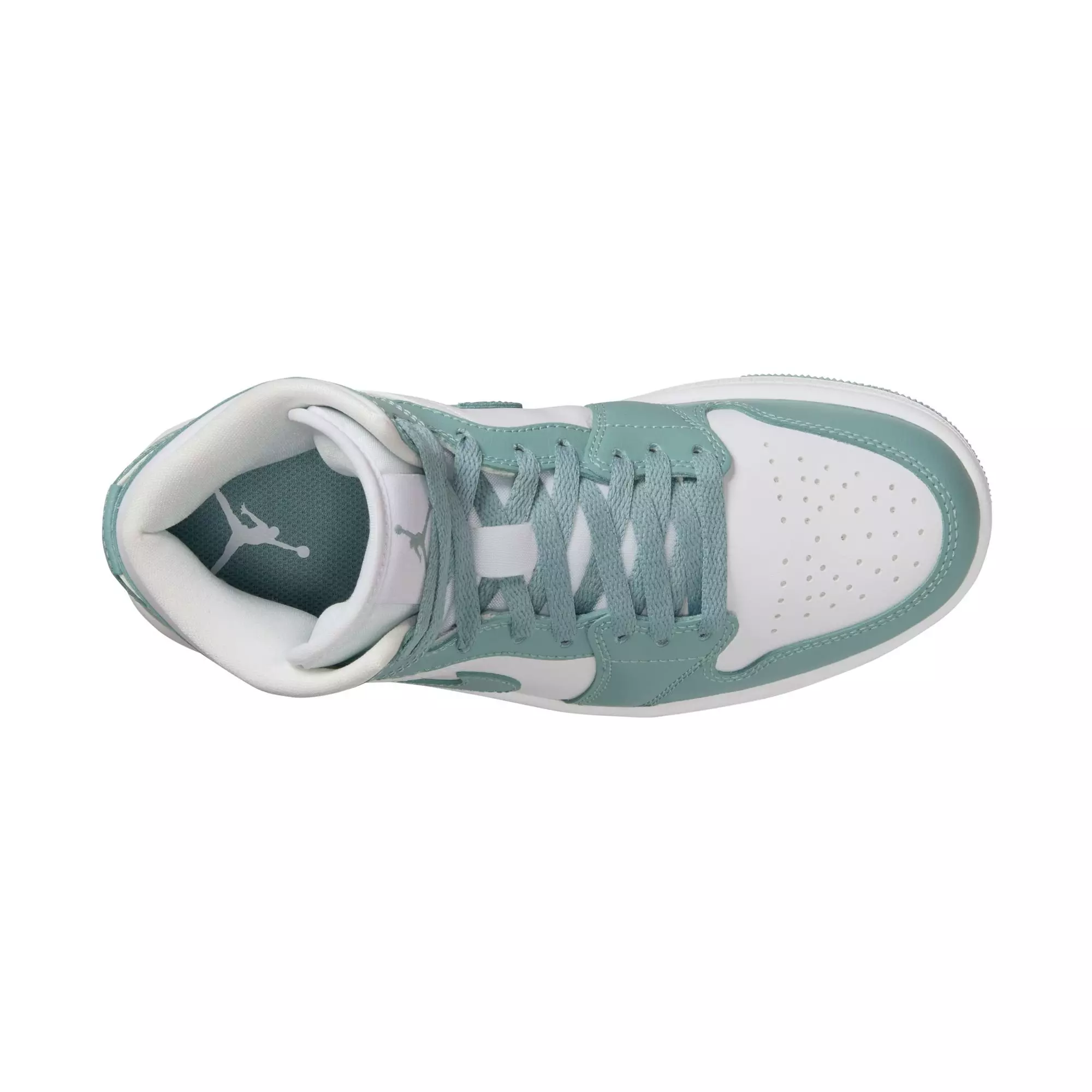 Jordan 1 Mid "White/Cannon" Women's Shoe - WHITE/GREEN