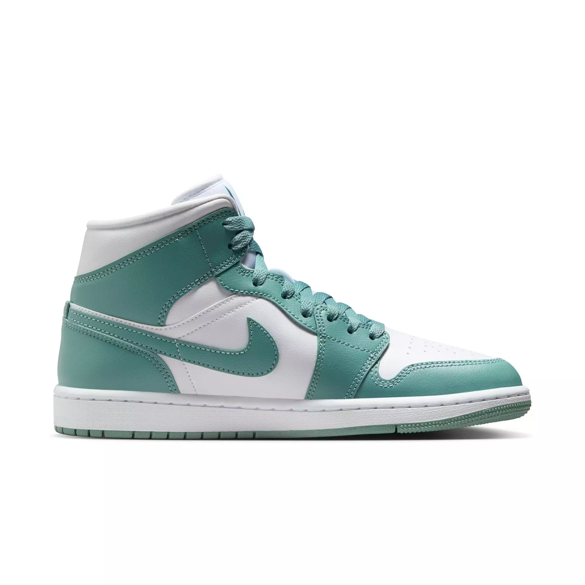 Jordan 1 Mid "White/Cannon" Women's Shoe - WHITE/GREEN