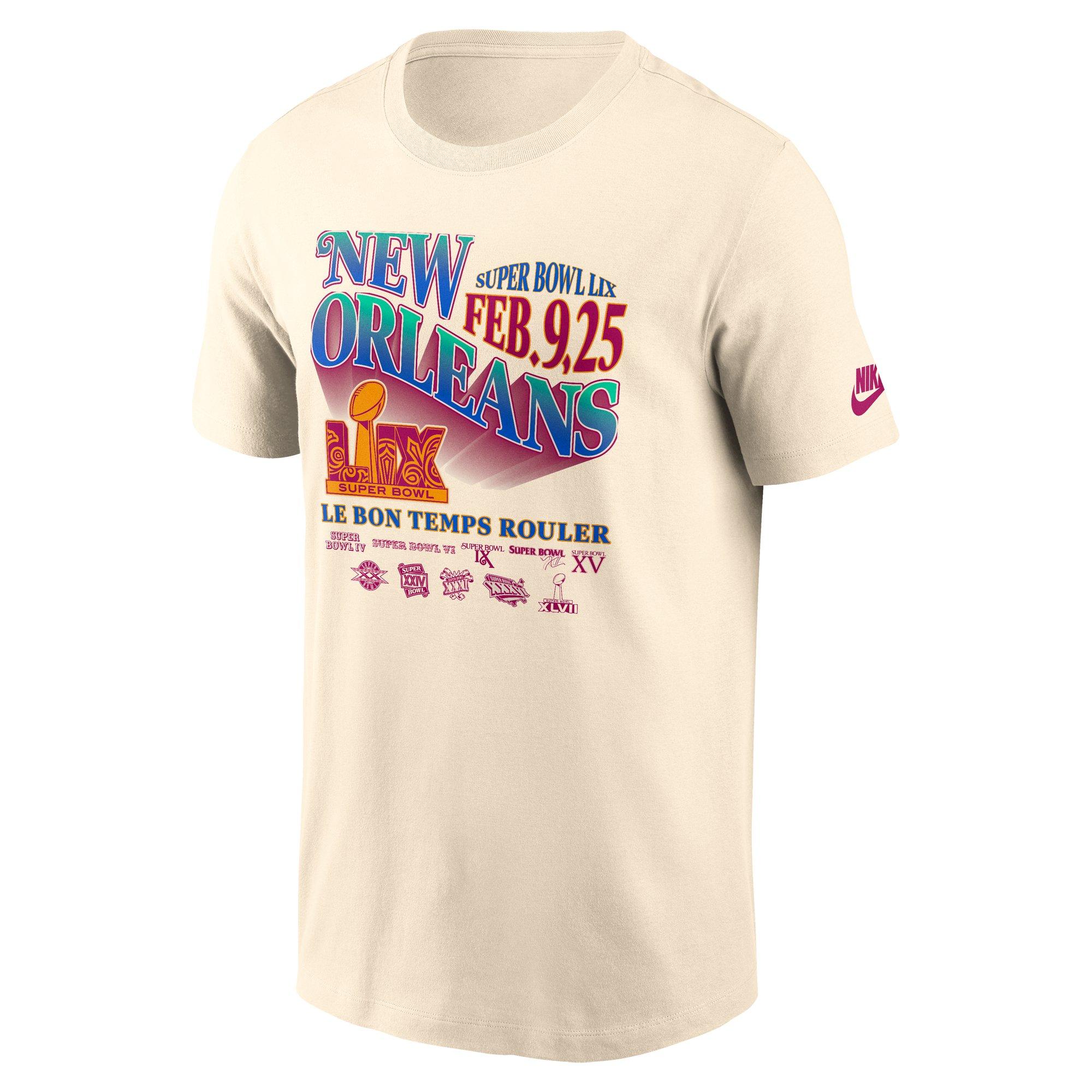 Nike Men's Superbowl LIX NOLA Tee-Khaki