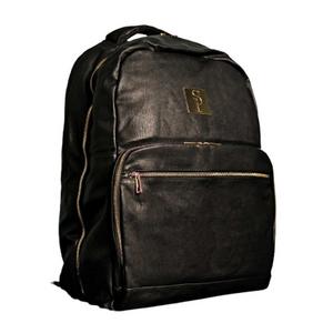 Sole Premise Daily Commuter Leather Backpack - Black